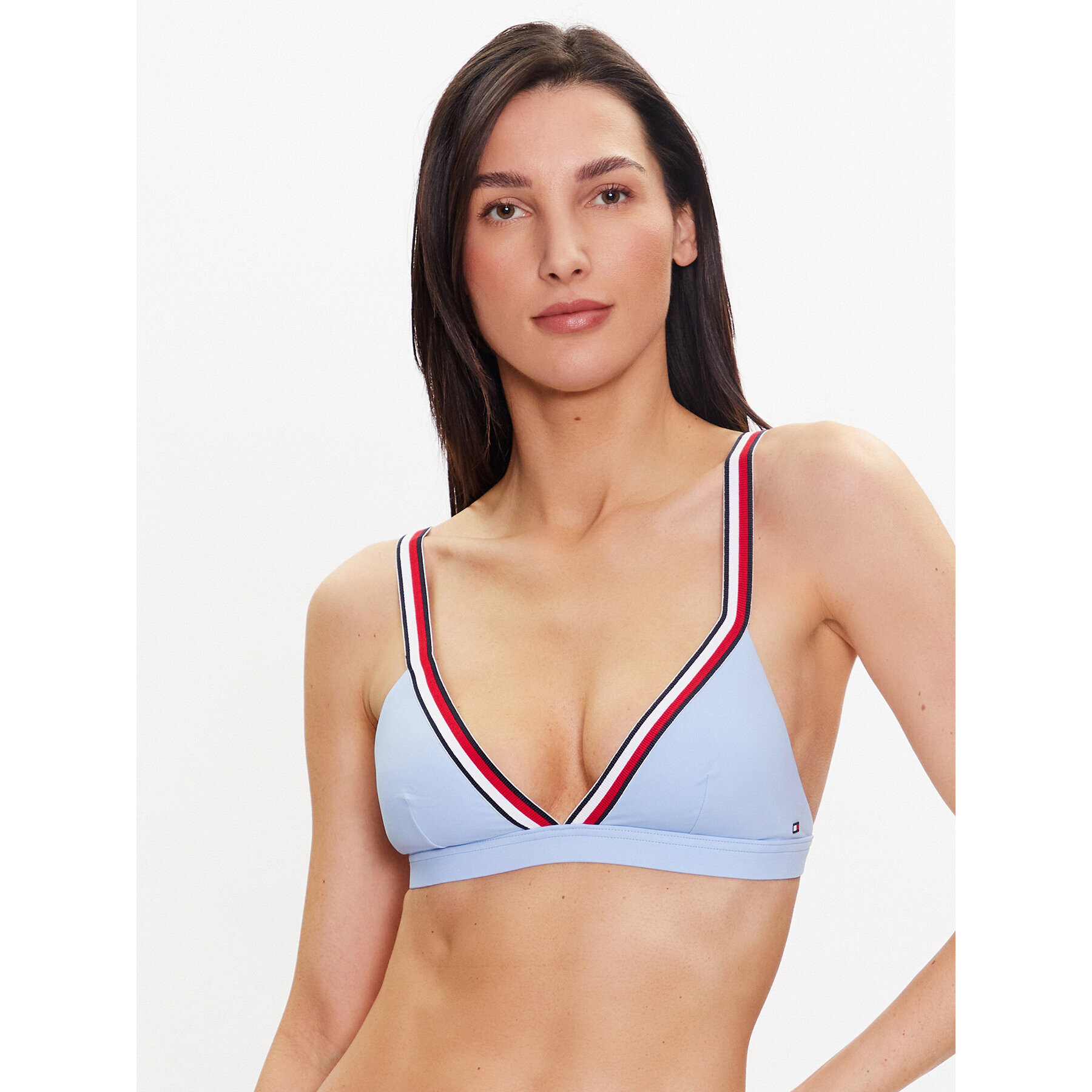 Tommy Hilfiger Bikini partea de sus UW0UW04101 Albastru - Pled.ro