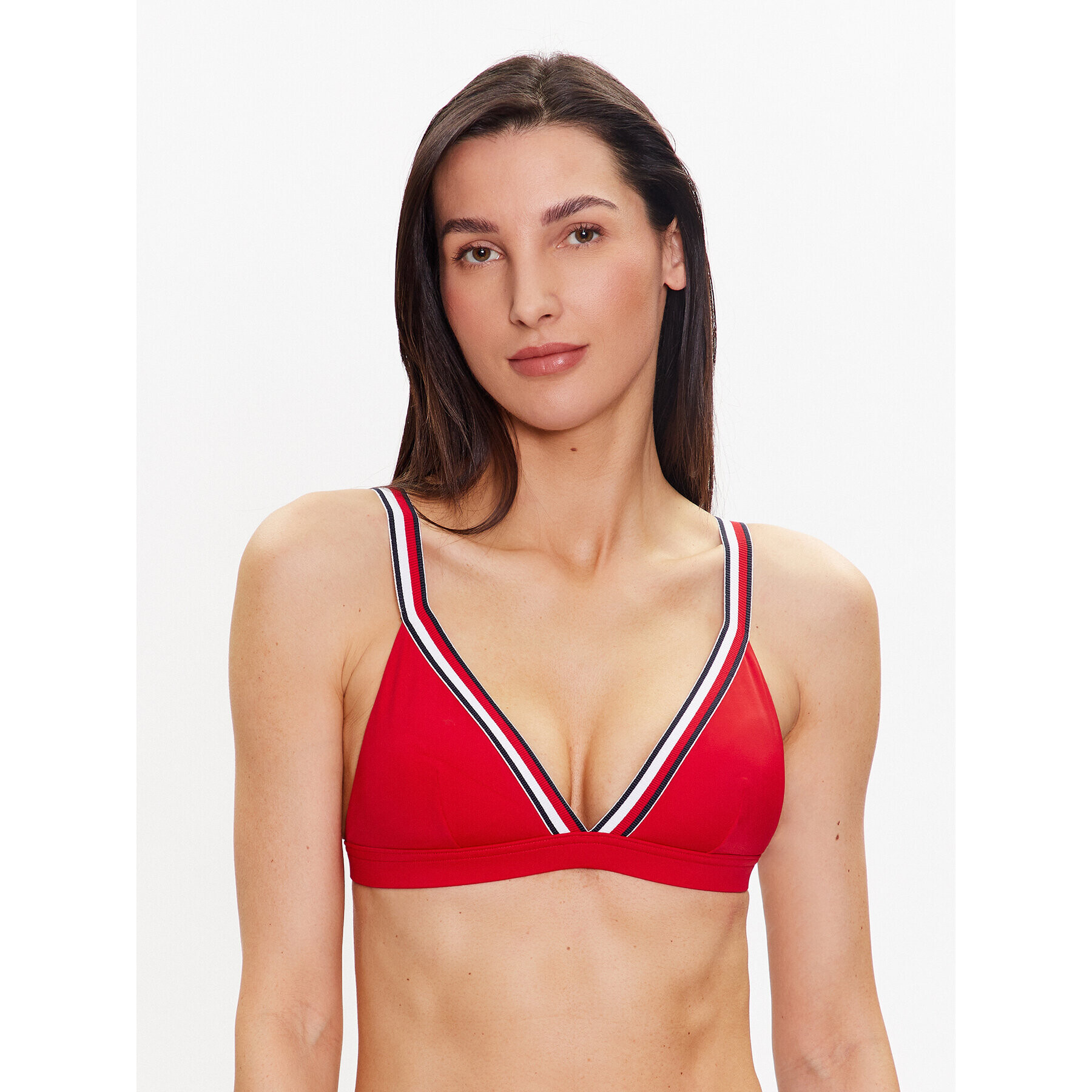 Tommy Hilfiger Bikini partea de sus UW0UW04101 Roșu - Pled.ro