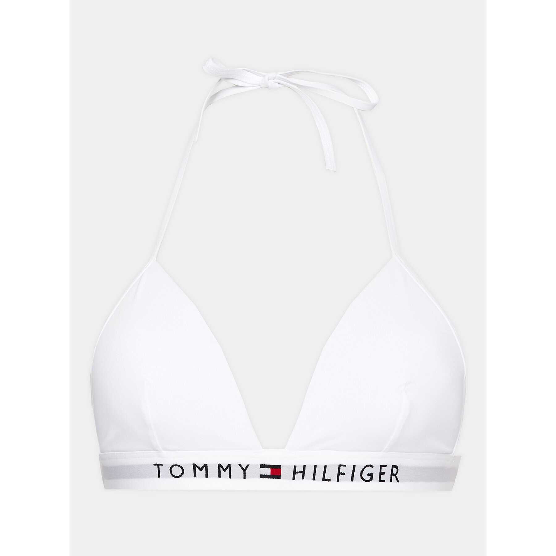 Tommy Hilfiger Bikini partea de sus UW0UW04109 Alb - Pled.ro