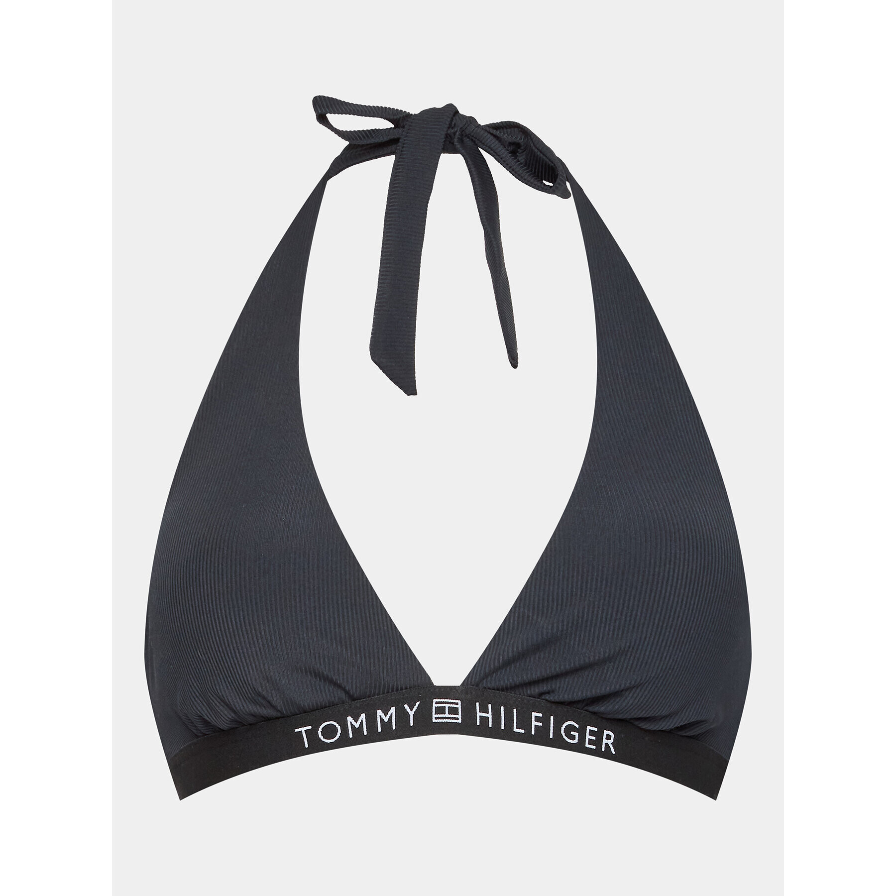 Tommy Hilfiger Bikini partea de sus UW0UW04139 Negru - Pled.ro