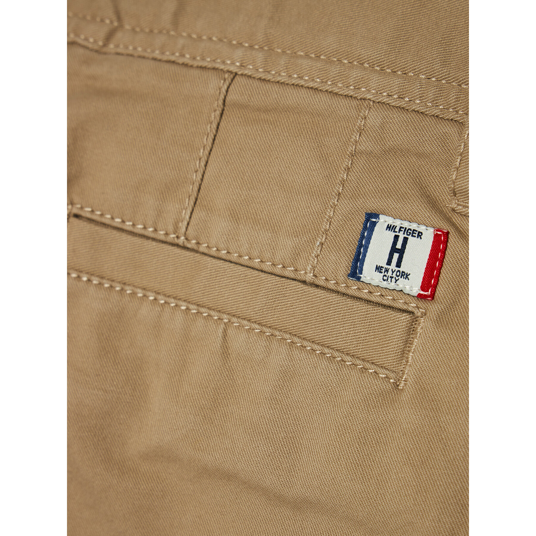 Tommy Hilfiger Blugi Chino Ostw KB0KB03972 S Bej Slim Fit - Pled.ro