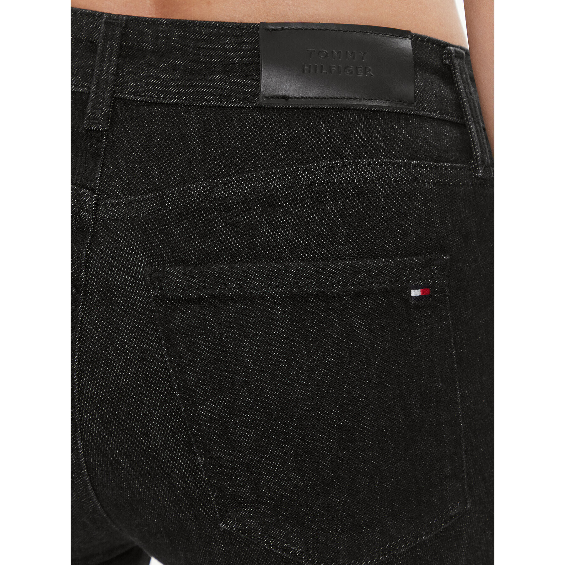 Tommy Hilfiger Blugi Como WW0WW39606 Negru Skinny Fit - Pled.ro