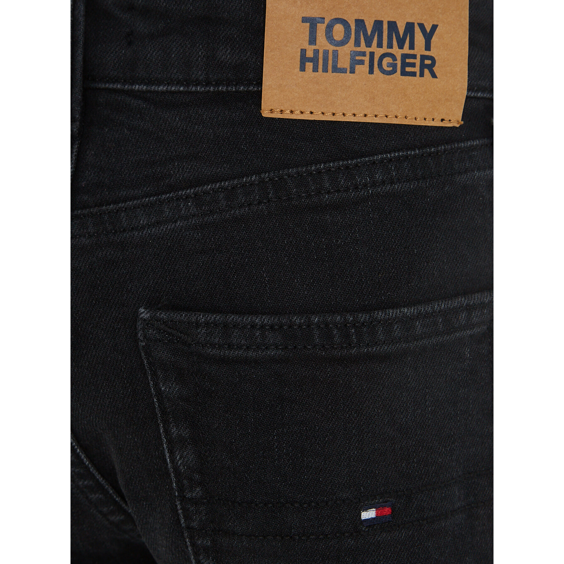 Tommy Hilfiger Blugi KB0KB08274 M Negru Straight Fit - Pled.ro