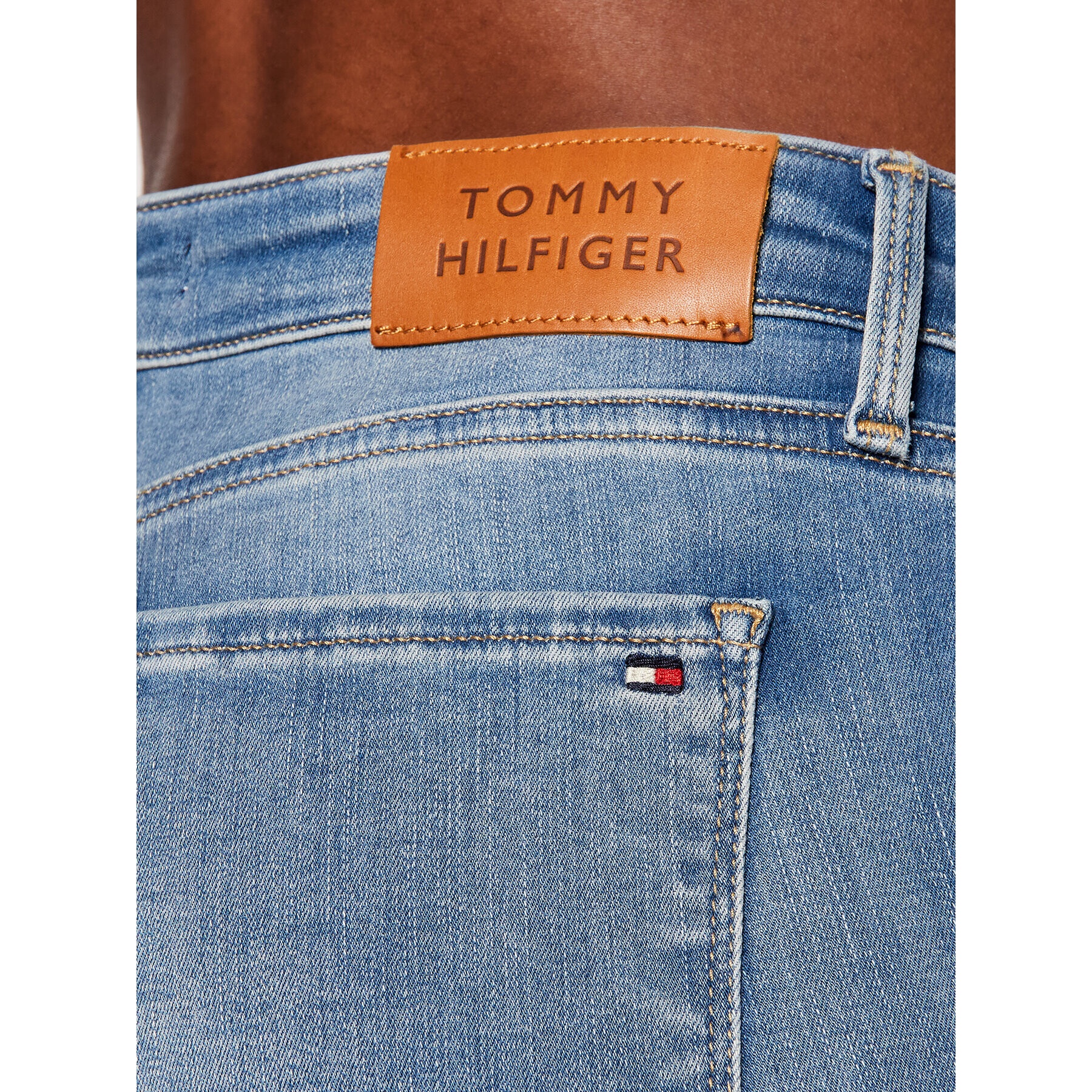 Tommy Hilfiger Blugi Th Flex WW0WW31159 Albastru Skinny Fit - Pled.ro