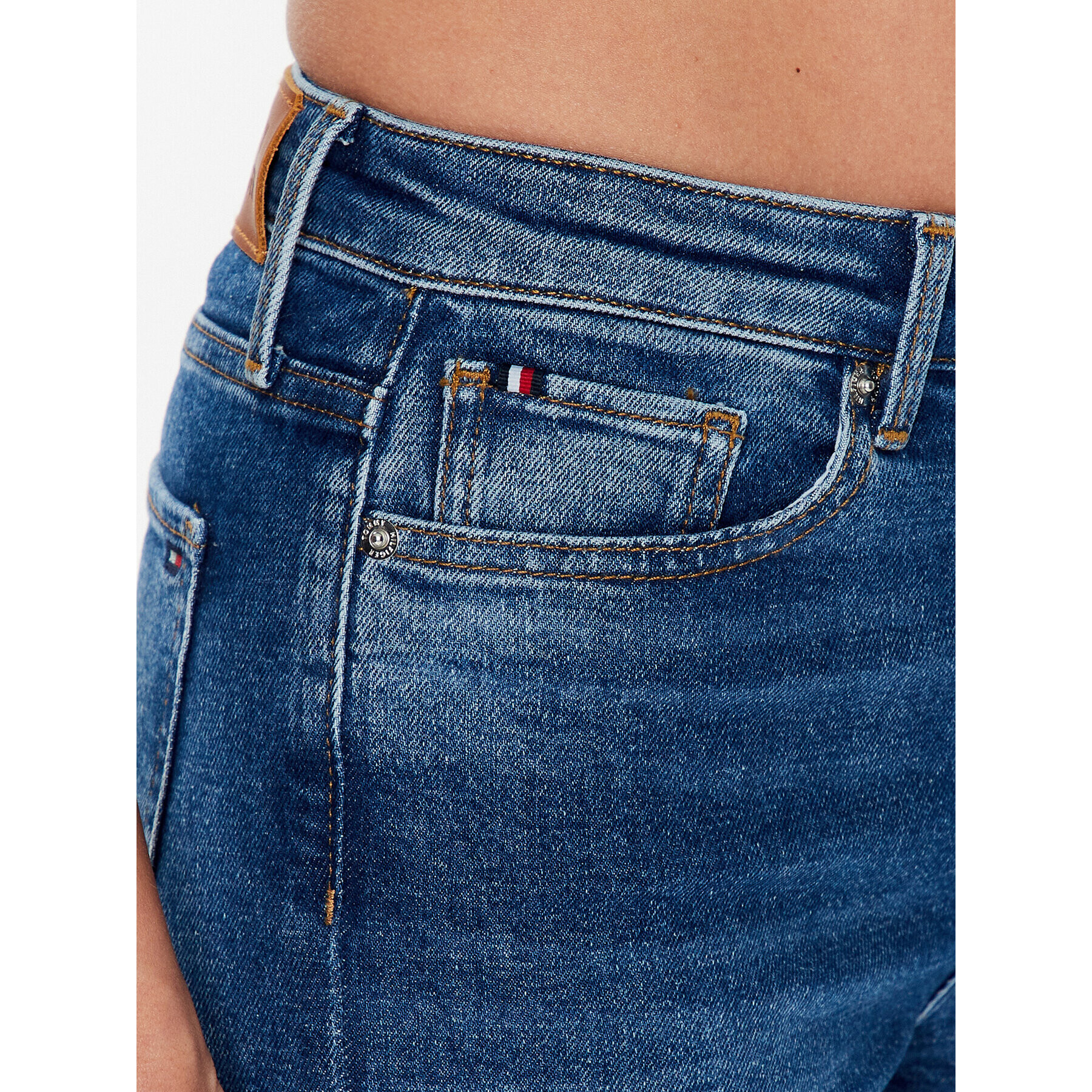 Tommy Hilfiger Blugi WW0WW37157 Albastru Bootcut Fit - Pled.ro