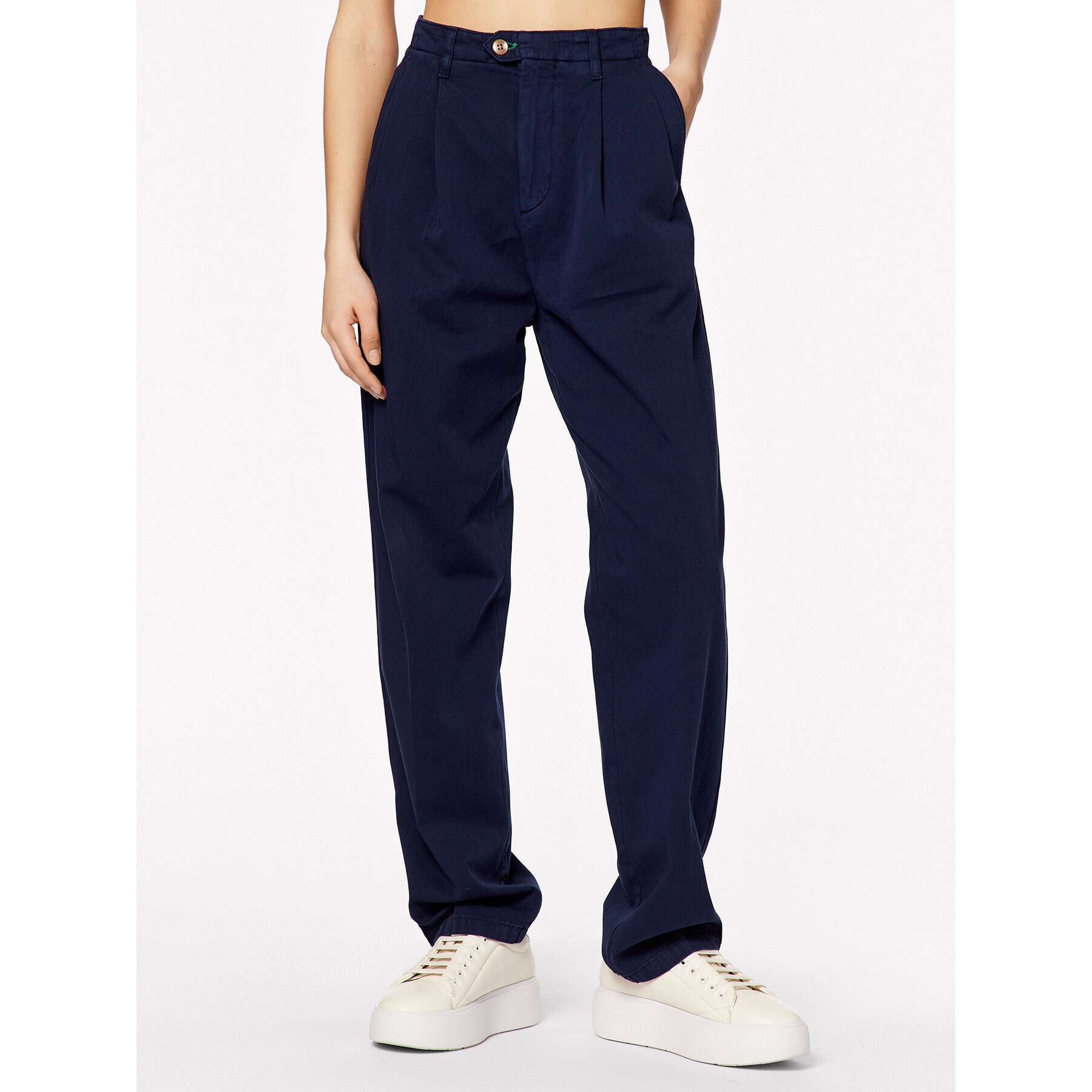 Tommy Hilfiger Blugi WW0WW38979 Bleumarin Relaxed Fit - Pled.ro