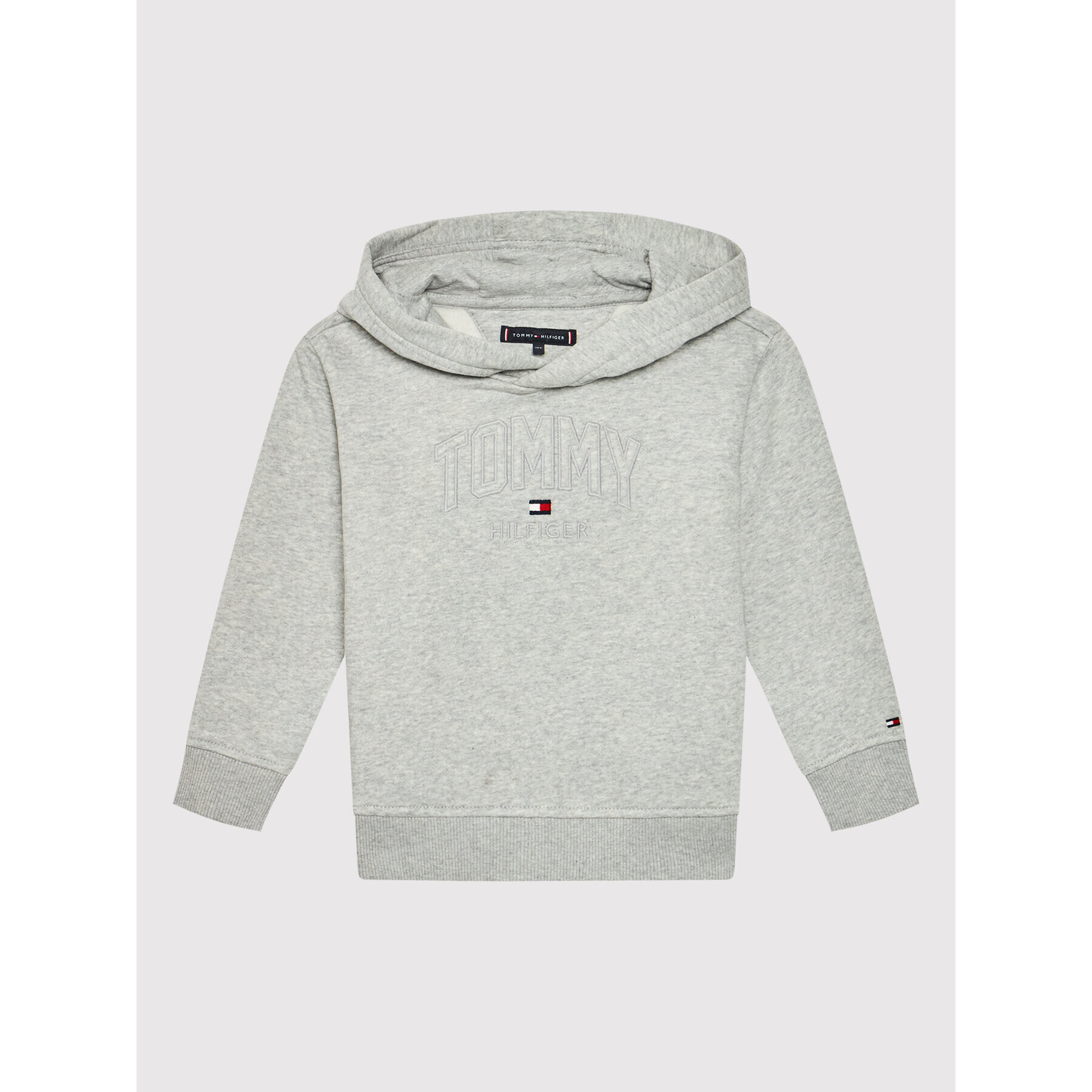 Tommy Hilfiger Bluză Applique Logo Hoodie KB0KB06904 M Gri Regular Fit - Pled.ro