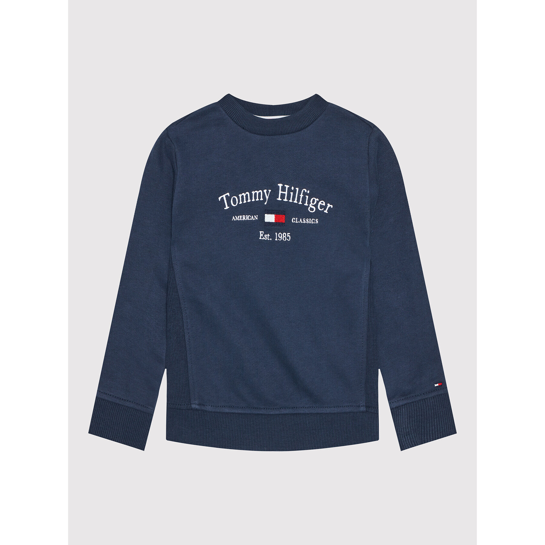 Tommy Hilfiger Bluză Artwork KB0KB06347 D Bleumarin Regular Fit - Pled.ro