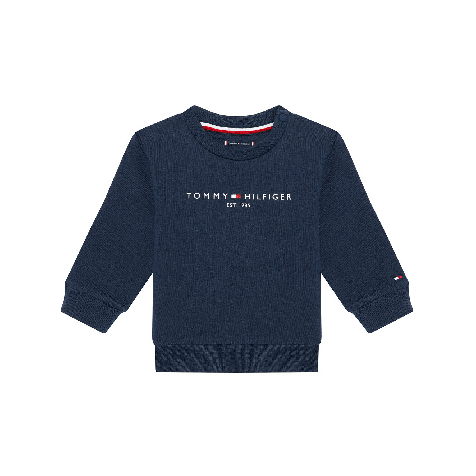 Tommy Hilfiger Bluză Baby Essential KN0KN01279 Bleumarin Regular Fit - Pled.ro