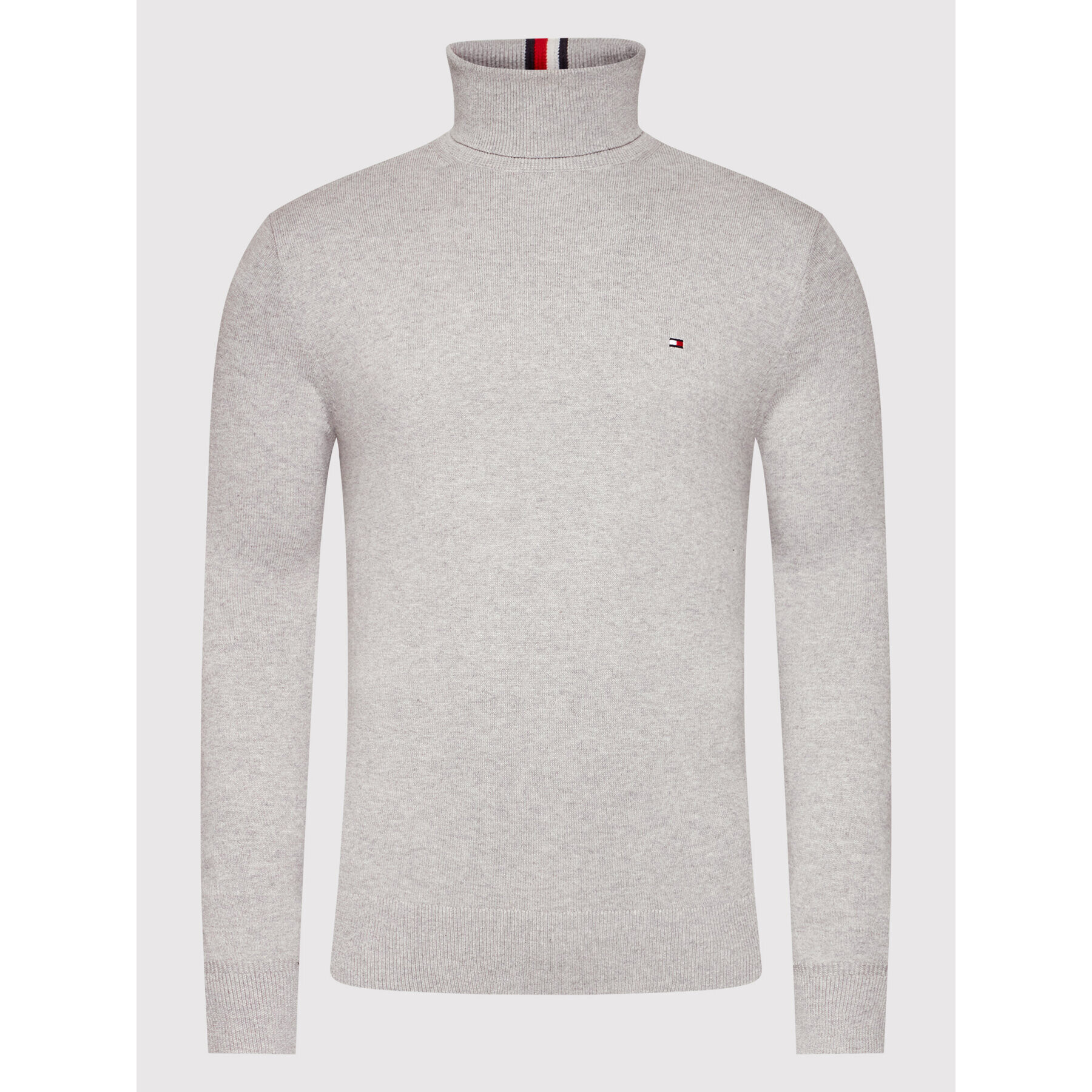 Tommy Hilfiger Bluză cu gât MW0MW15444 Gri Relaxed Fit - Pled.ro