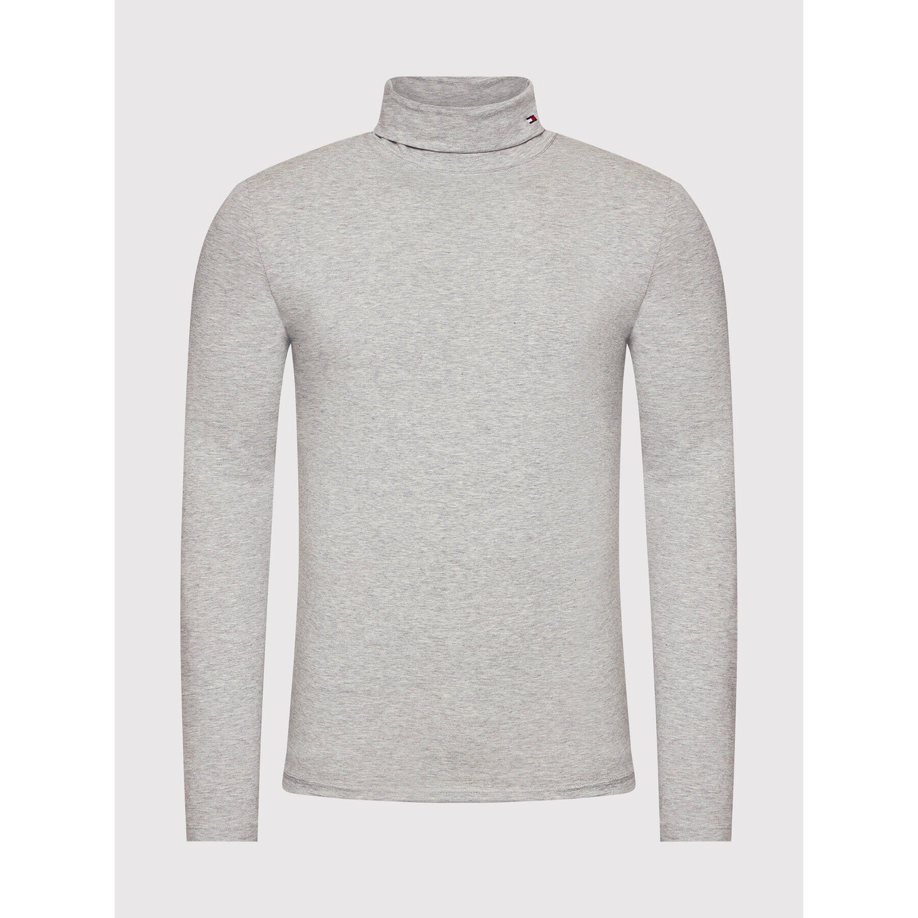 Tommy Hilfiger Bluză cu gât Roll Neck MW0MW21009 Gri Regular Fit - Pled.ro