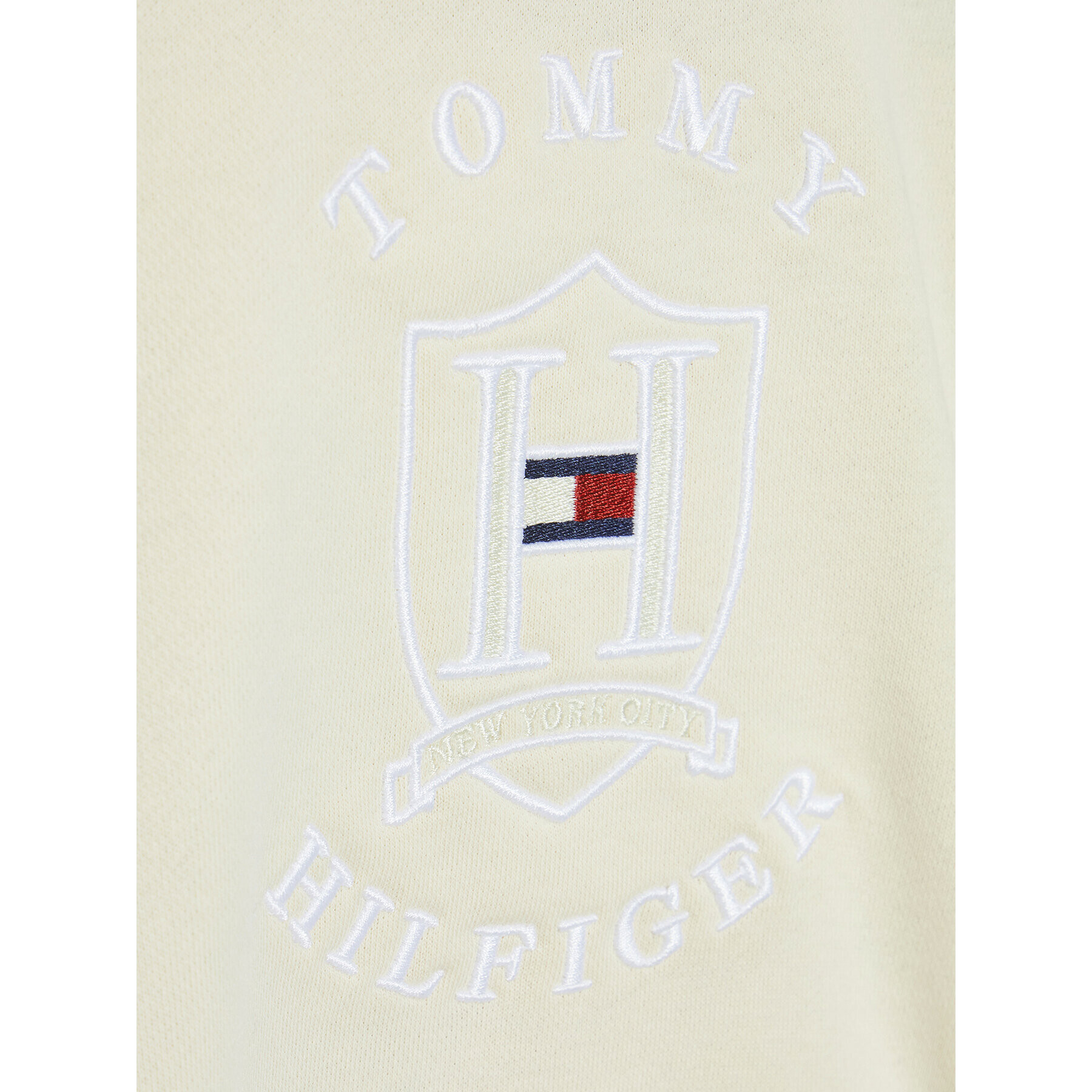 Tommy Hilfiger Bluză Cut Panel Icon KB0KB07659 Bej Regular Fit - Pled.ro