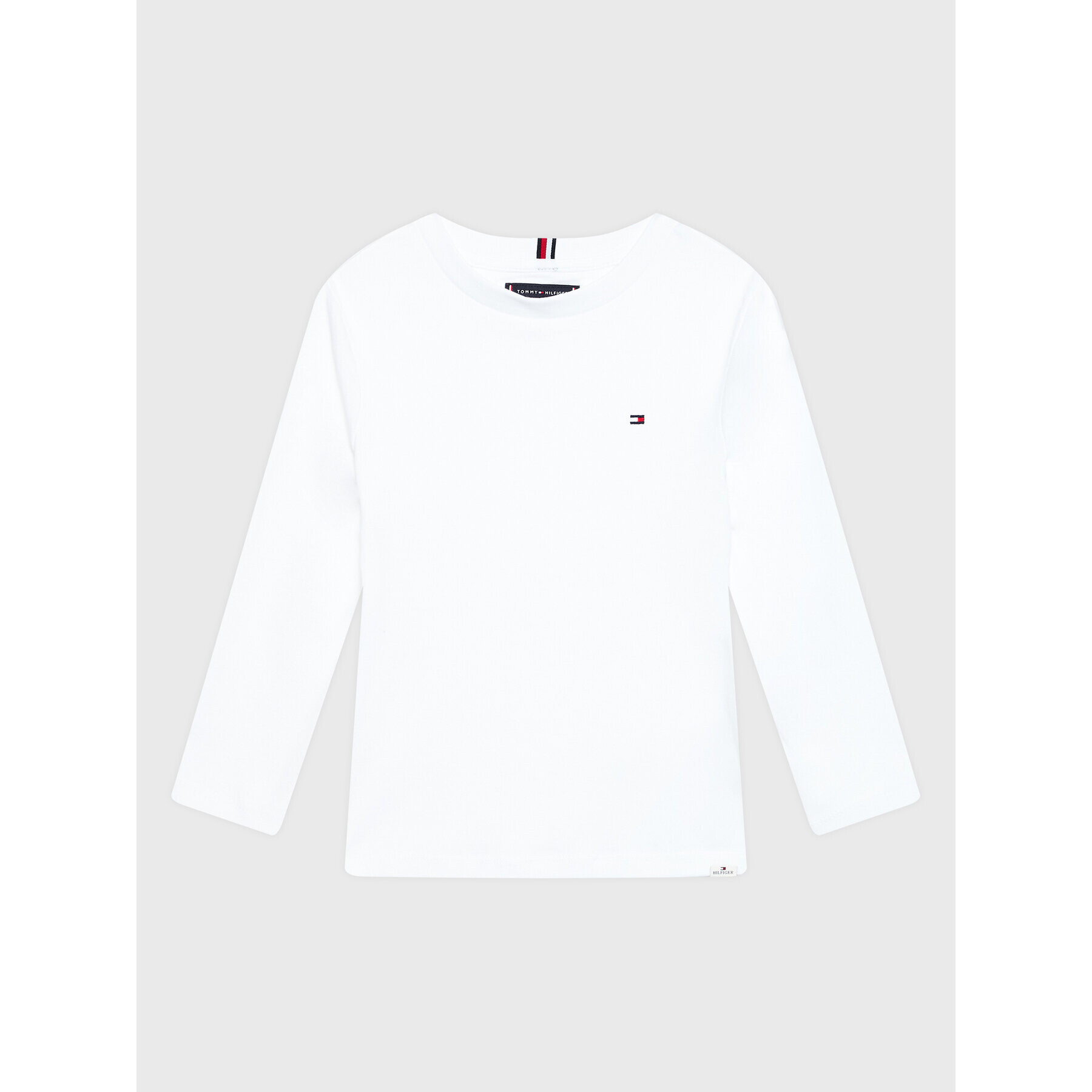 Tommy Hilfiger Bluză Essential KB0KB07803 D Alb Regular Fit - Pled.ro