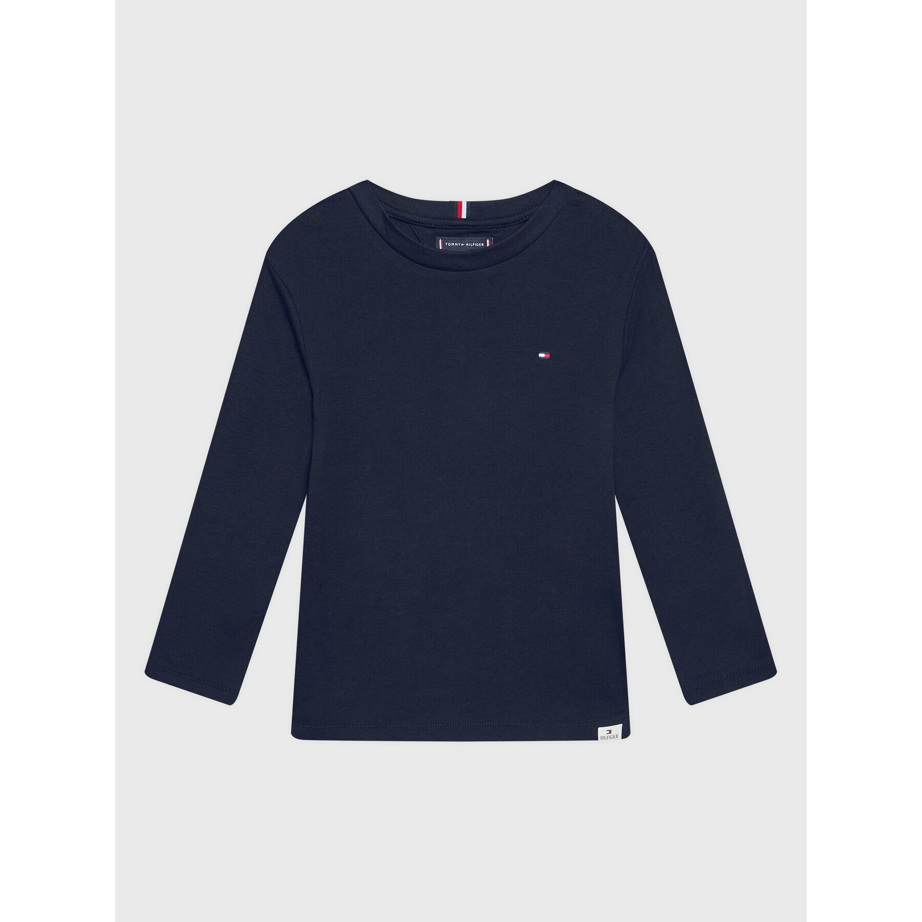 Tommy Hilfiger Bluză Essential KB0KB07803 D Bleumarin Regular Fit - Pled.ro