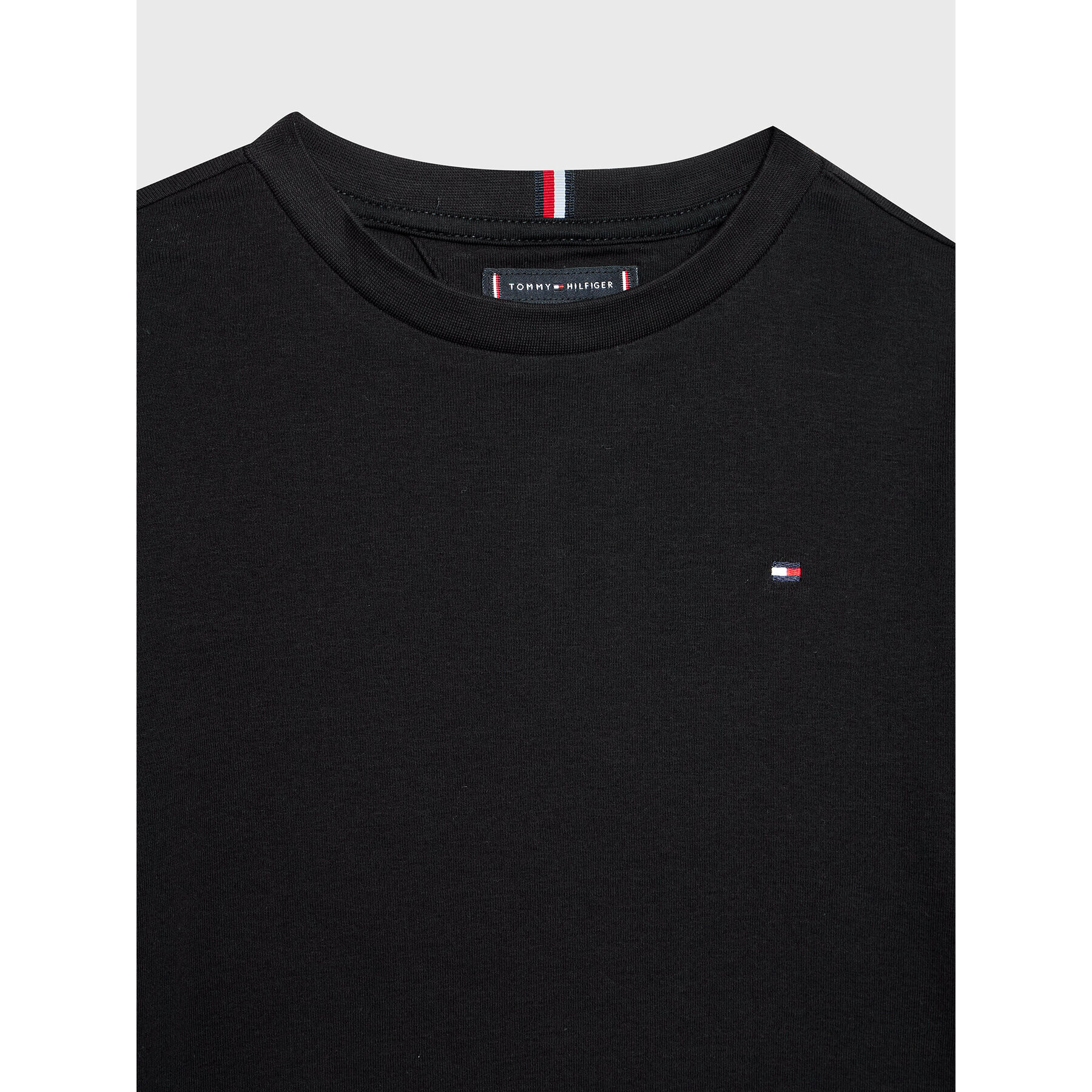 Tommy Hilfiger Bluză Essential KB0KB07803 D Negru Regular Fit - Pled.ro