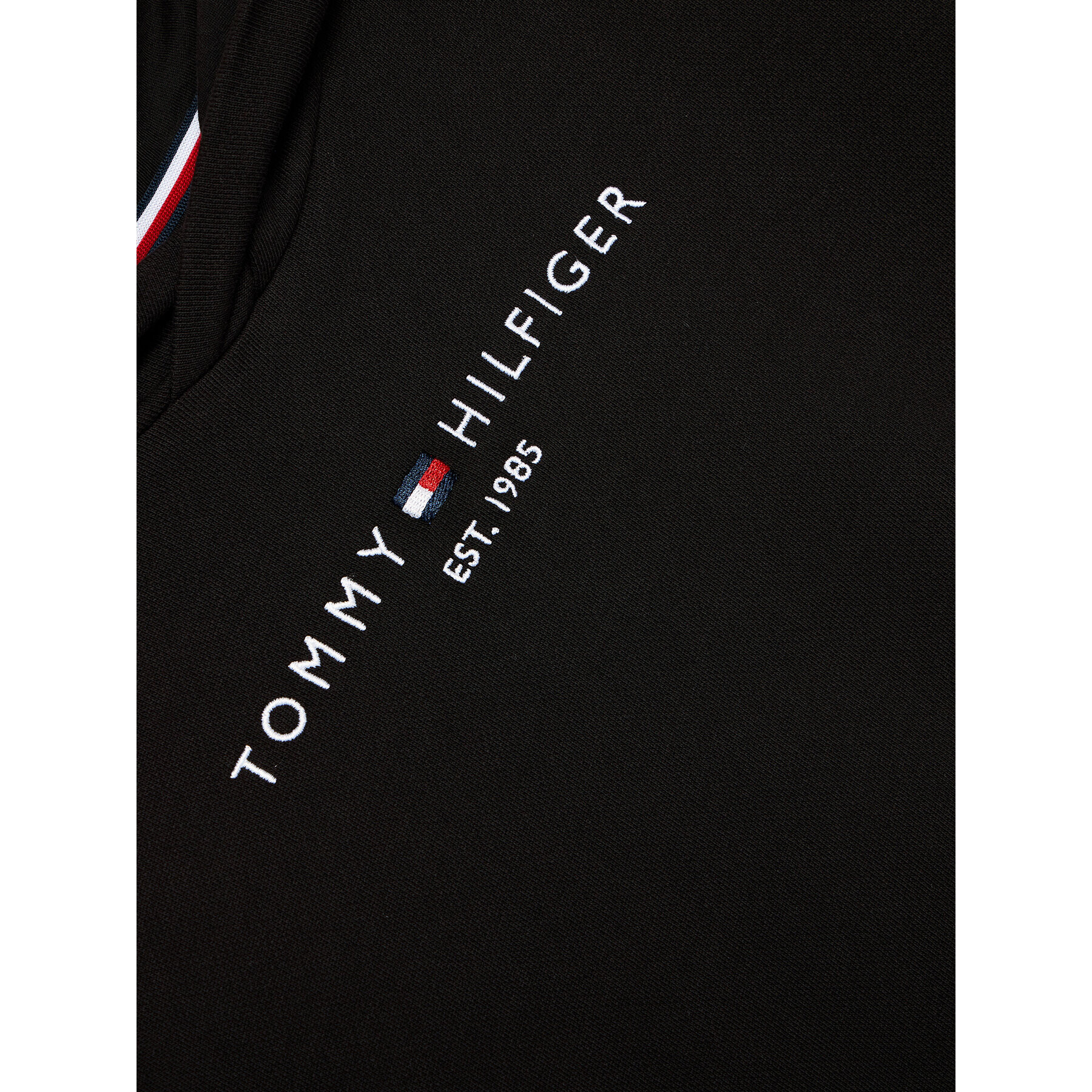 Tommy Hilfiger Bluză Essential KG0KG05674 D Negru Regular Fit - Pled.ro