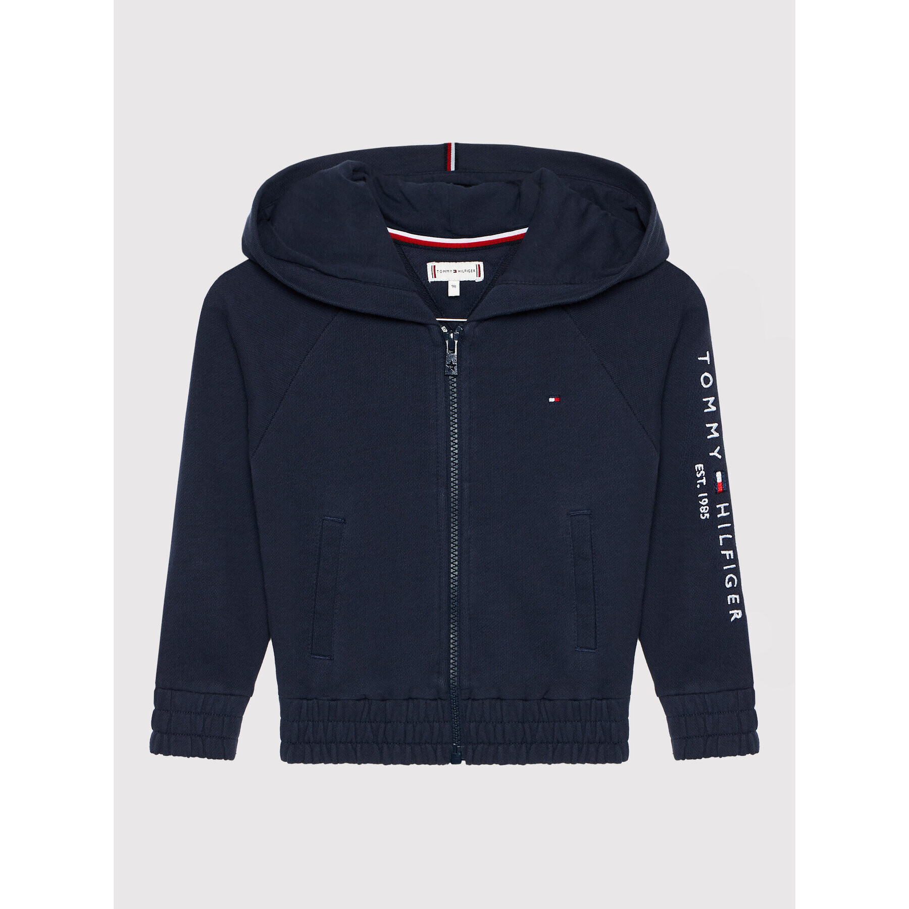 Tommy Hilfiger Bluză Essential KG0KG05675 D Bleumarin Regular Fit - Pled.ro