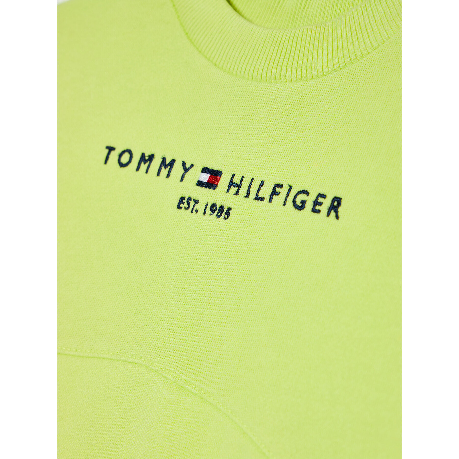 Tommy Hilfiger Bluză Essential KG0KG05764 M Verde Regular Fit - Pled.ro