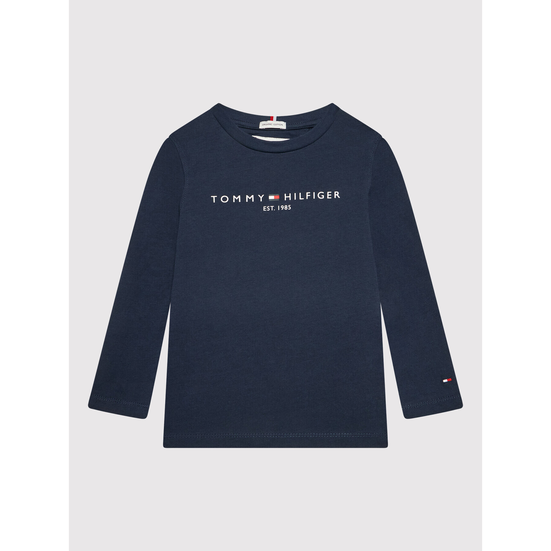 Tommy Hilfiger Bluză Essential KS0KS00202 D Bleumarin Regular Fit - Pled.ro