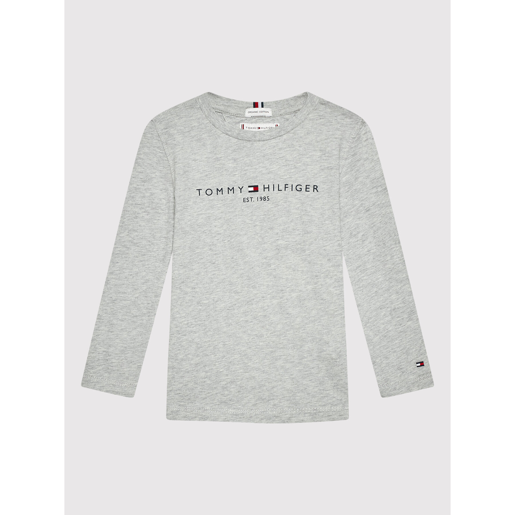 Tommy Hilfiger Bluză Essential KS0KS00202 D Gri Regular Fit - Pled.ro