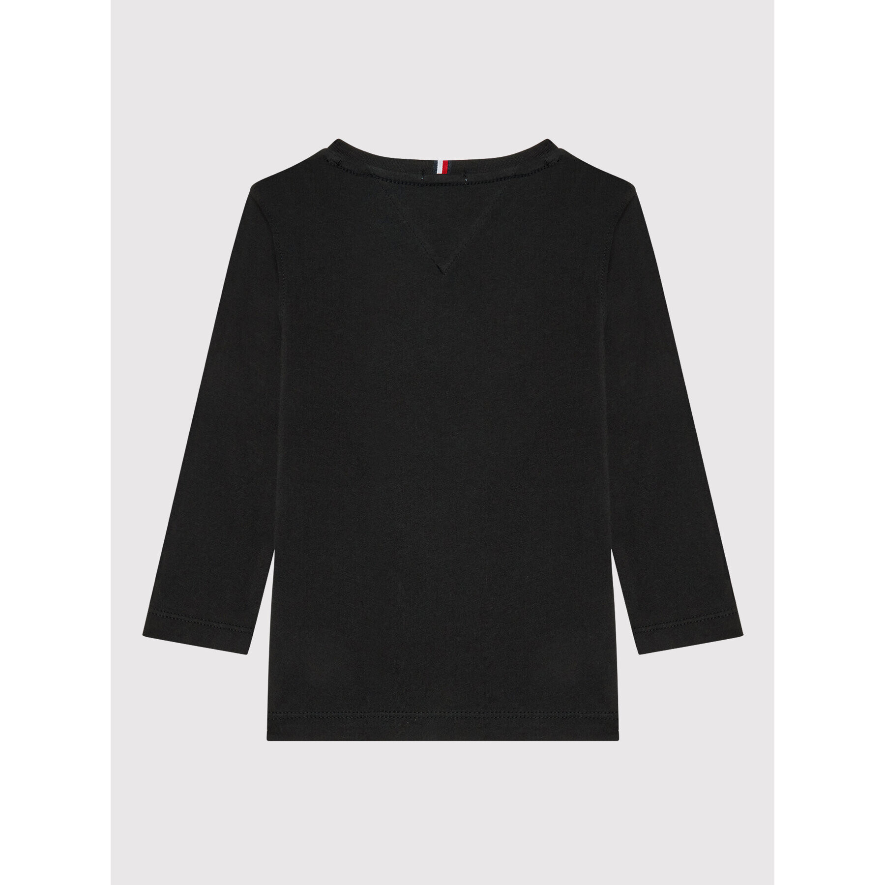 Tommy Hilfiger Bluză Essential KS0KS00202 D Negru Regular Fit - Pled.ro