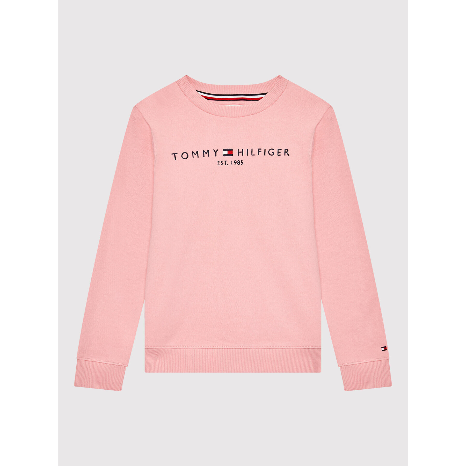 Tommy Hilfiger Bluză Essential KS0KS00204 D Roz Regular Fit - Pled.ro