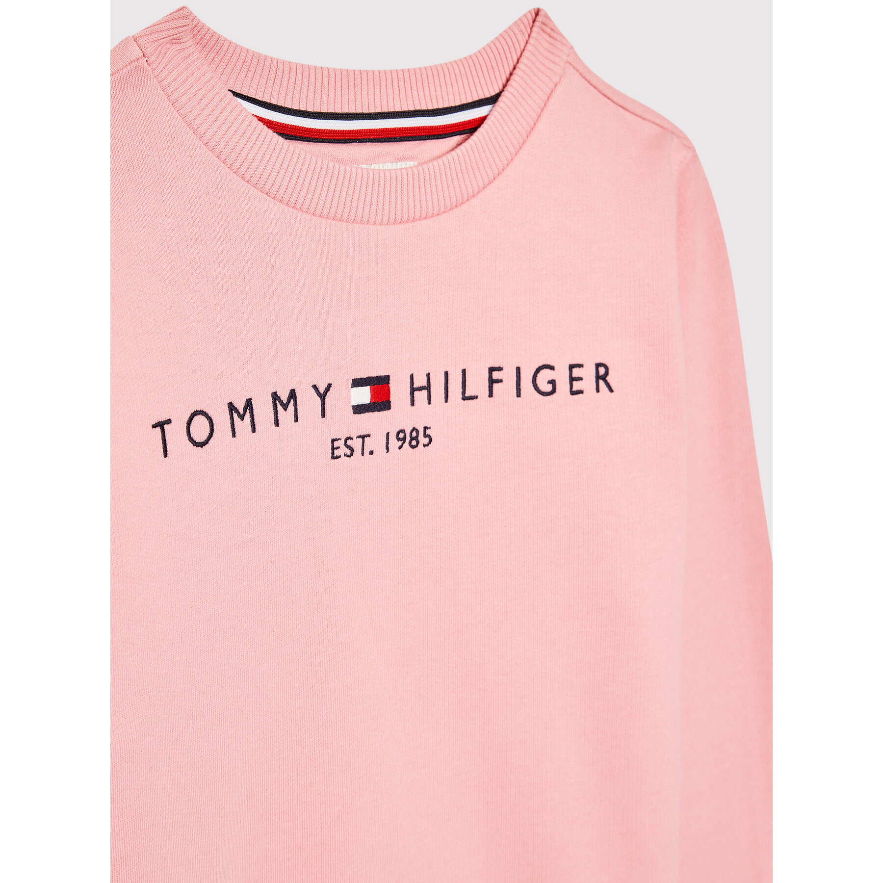 Tommy Hilfiger Bluză Essential KS0KS00204 D Roz Regular Fit - Pled.ro