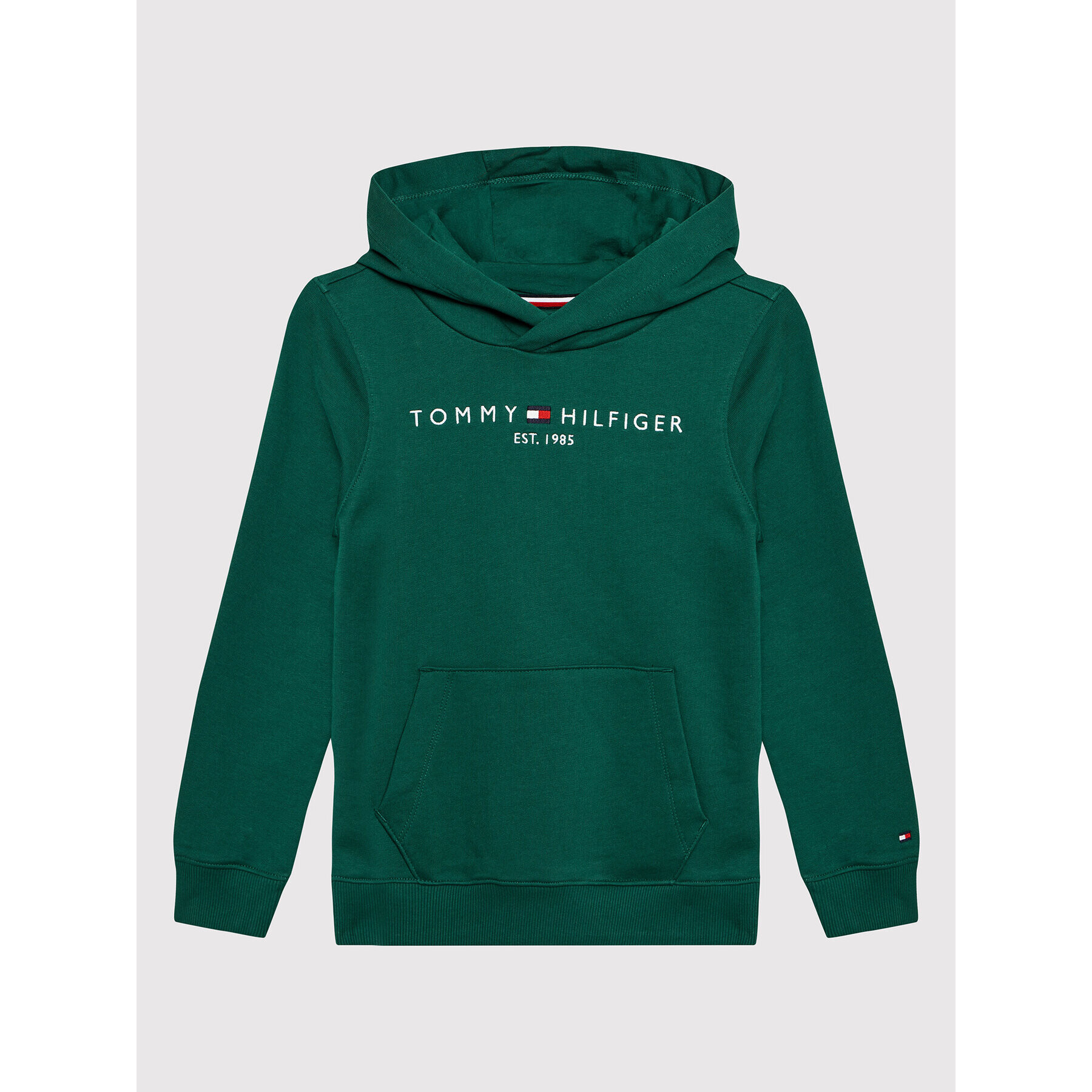 Tommy Hilfiger Bluză Essential KS0KS00205 M Verde Regular Fit - Pled.ro