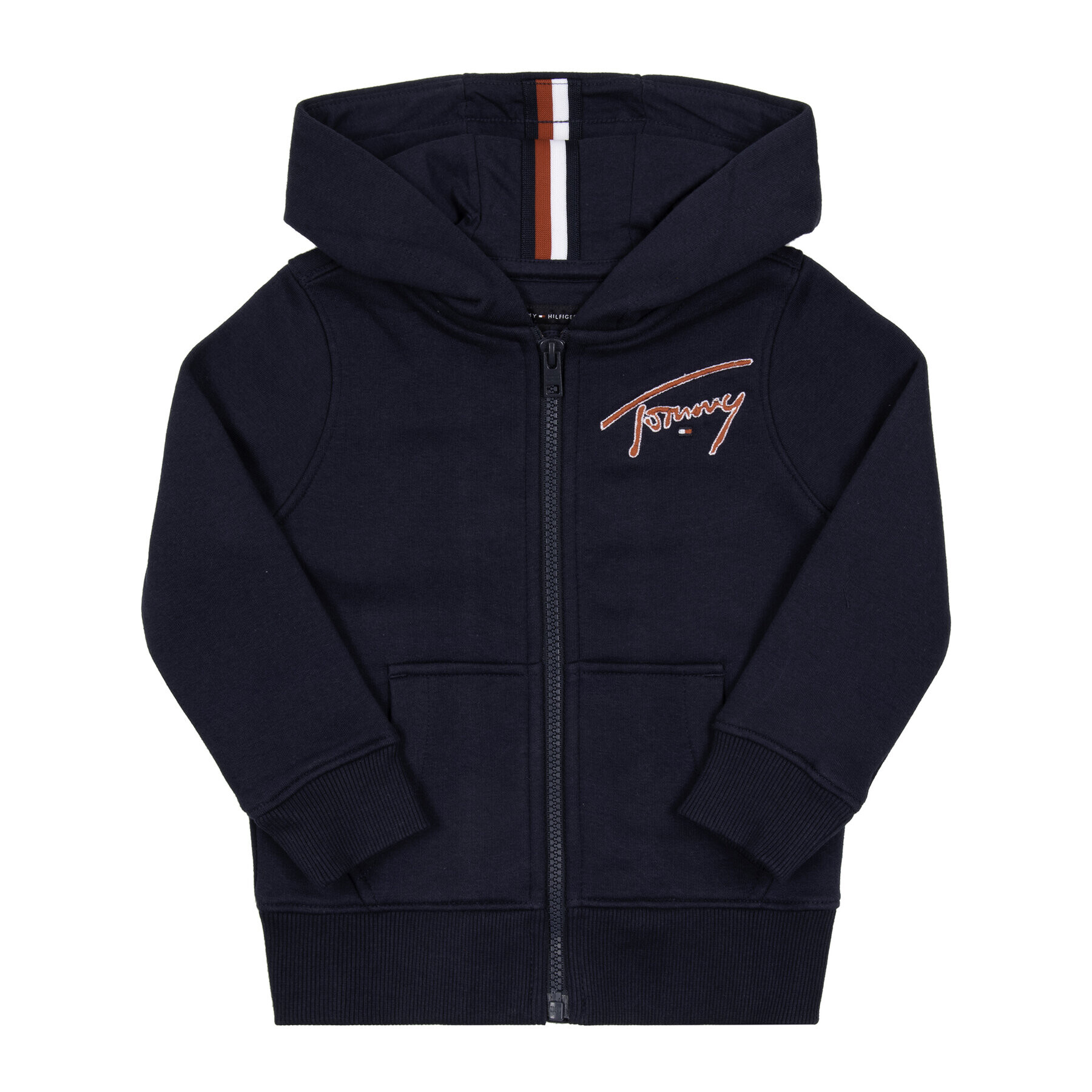 Tommy Hilfiger Bluză Essential Signature Logo KB0KB05072 M Bleumarin Regular Fit - Pled.ro