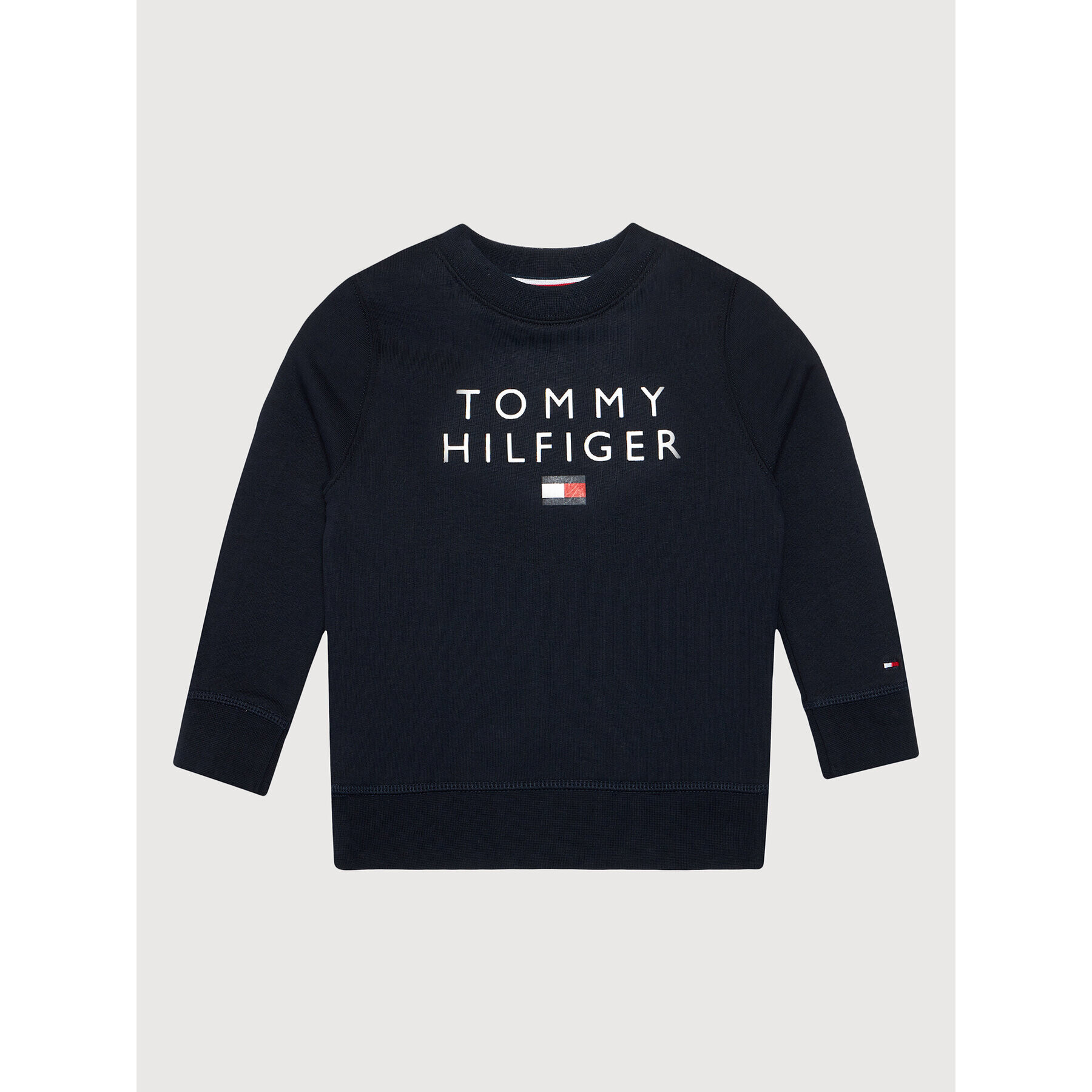 Tommy Hilfiger Bluză Flag KB0KB06744 D Bleumarin Regular Fit - Pled.ro