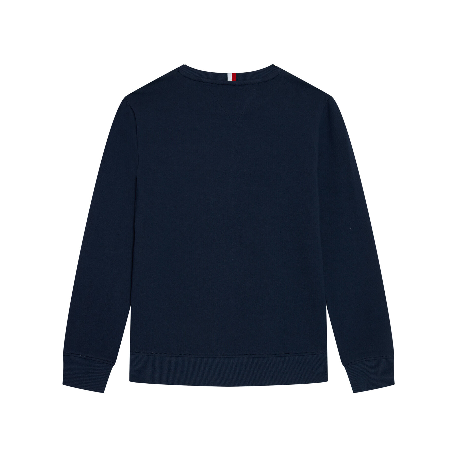 Tommy Hilfiger Bluză Flag Rib Insert KB0KB06568 D Bleumarin Regular Fit - Pled.ro