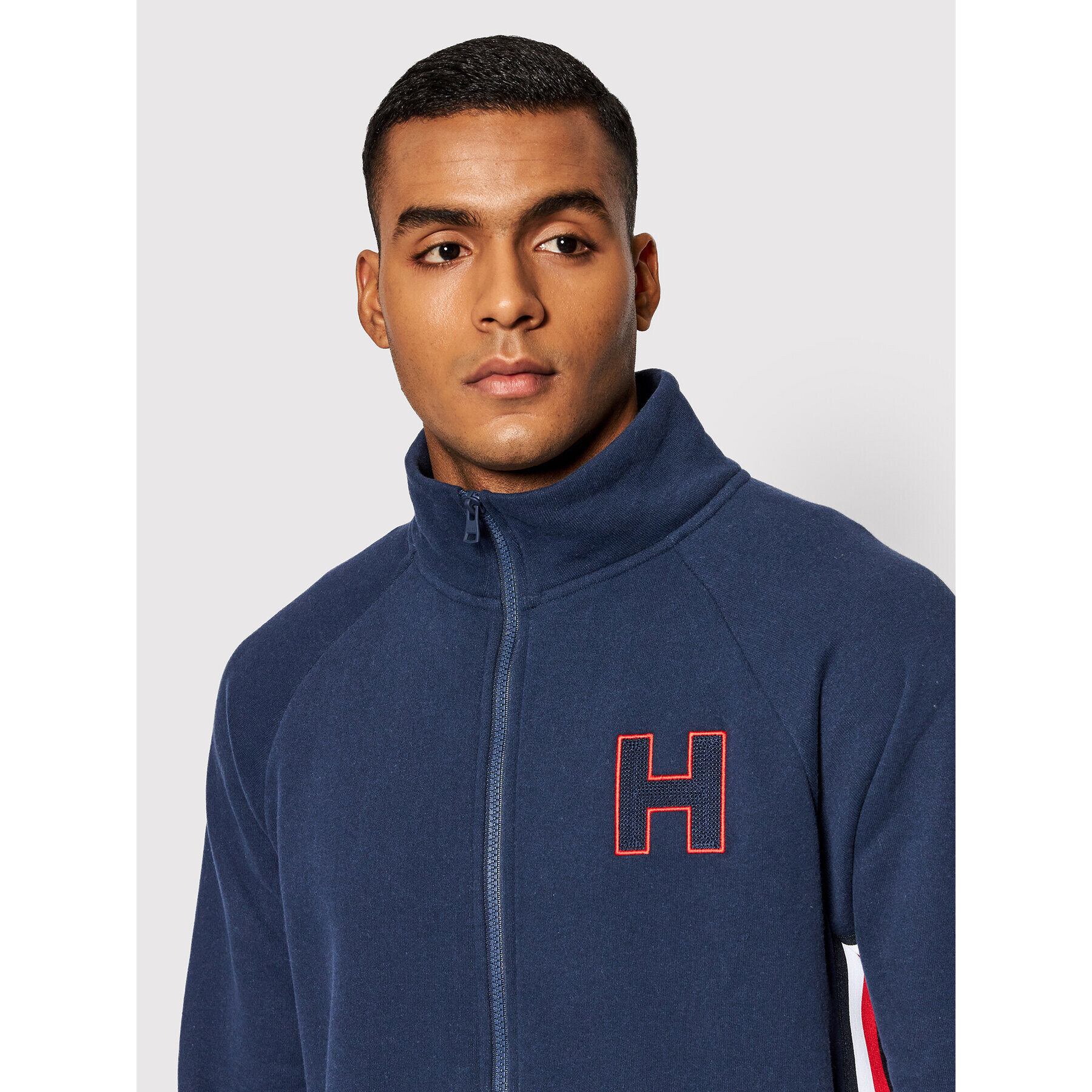 Tommy Hilfiger Bluză Fz Bomber UM0UM02369 Bleumarin Regular Fit - Pled.ro