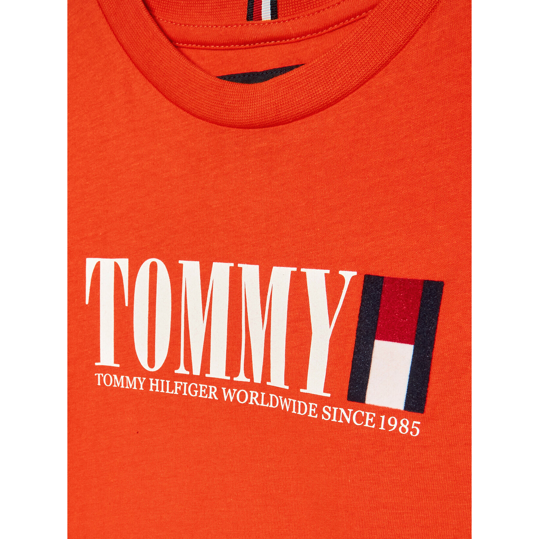 Tommy Hilfiger Bluză Graphic KB0KB07887 M Roșu Regular Fit - Pled.ro