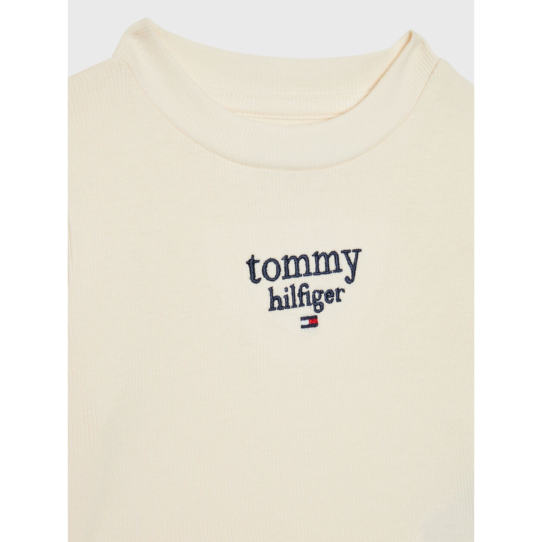 Tommy Hilfiger Bluză Graphic KG0KG06894 Bej Slim Fit - Pled.ro