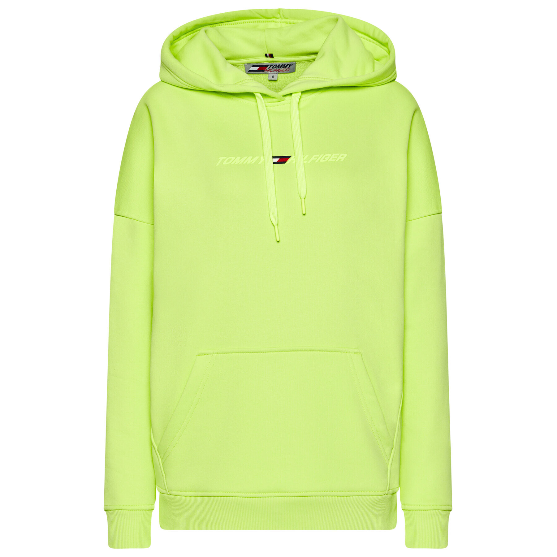 Tommy Hilfiger Bluză Graphic S10S100980 Verde Relaxed Fit - Pled.ro