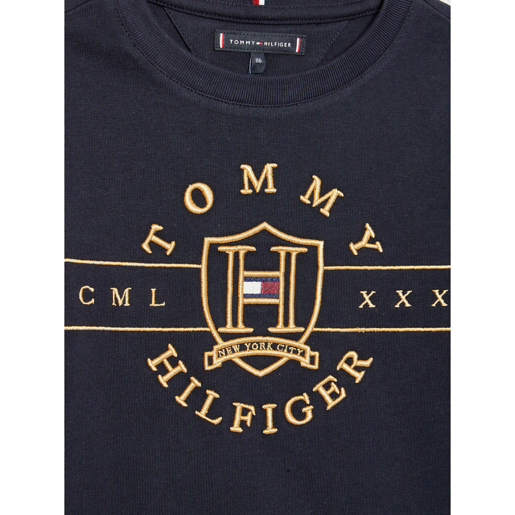 Tommy Hilfiger Bluză KB0KB07591 Bleumarin Regular Fit - Pled.ro