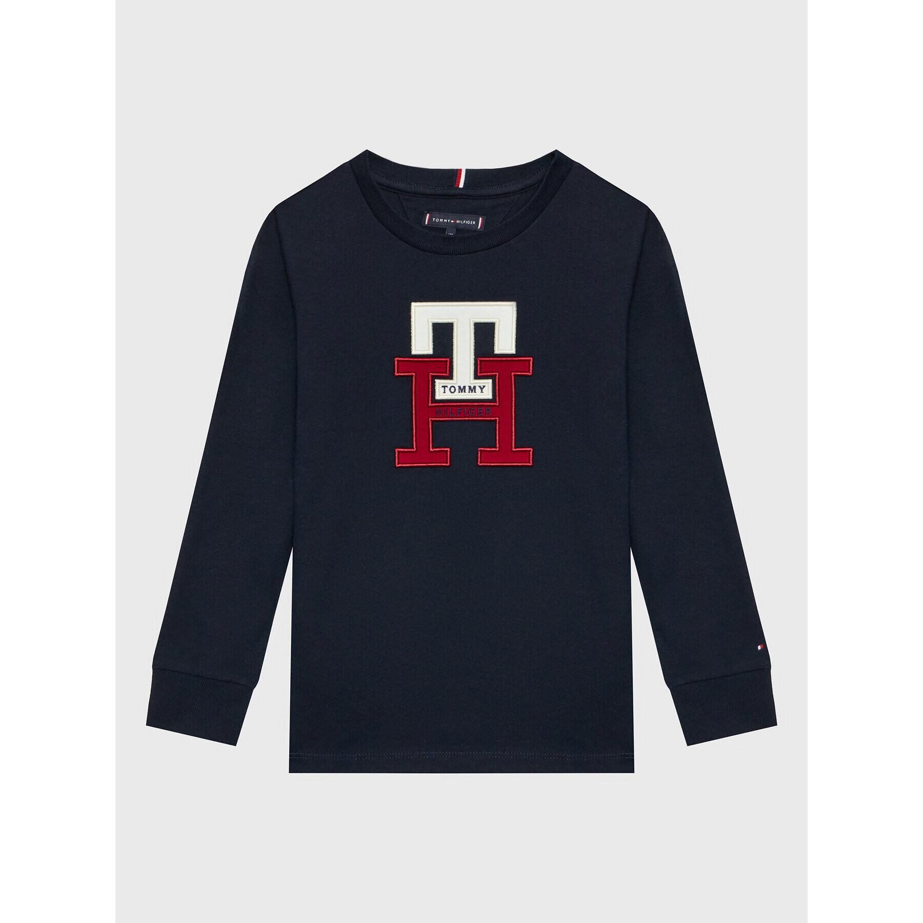 Tommy Hilfiger Bluză KB0KB07801 D Bleumarin Regular Fit - Pled.ro