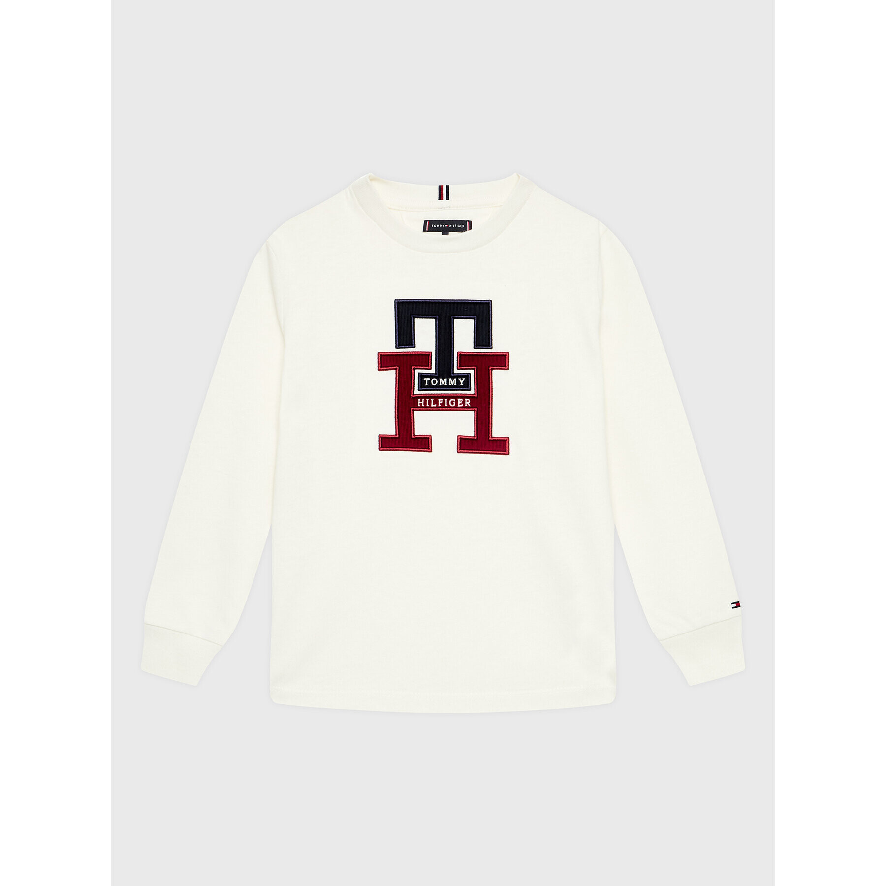 Tommy Hilfiger Bluză KB0KB07801 D Écru Regular Fit - Pled.ro