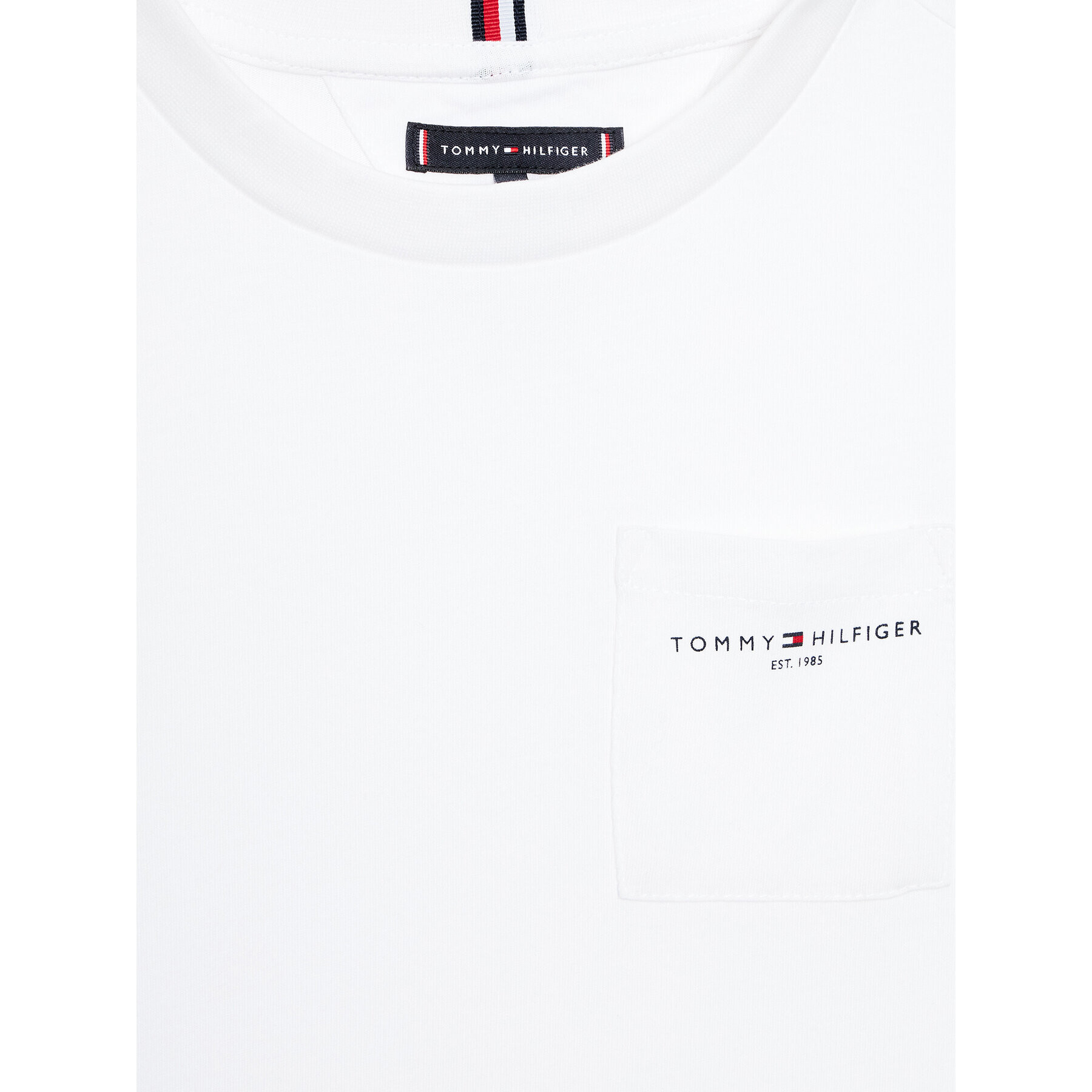 Tommy Hilfiger Bluză KB0KB07848 M Alb Regular Fit - Pled.ro