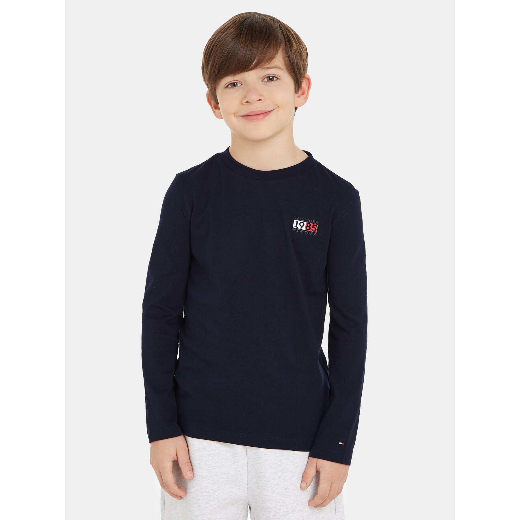 Tommy Hilfiger Bluză KB0KB08627 S Bleumarin Regular Fit - Pled.ro