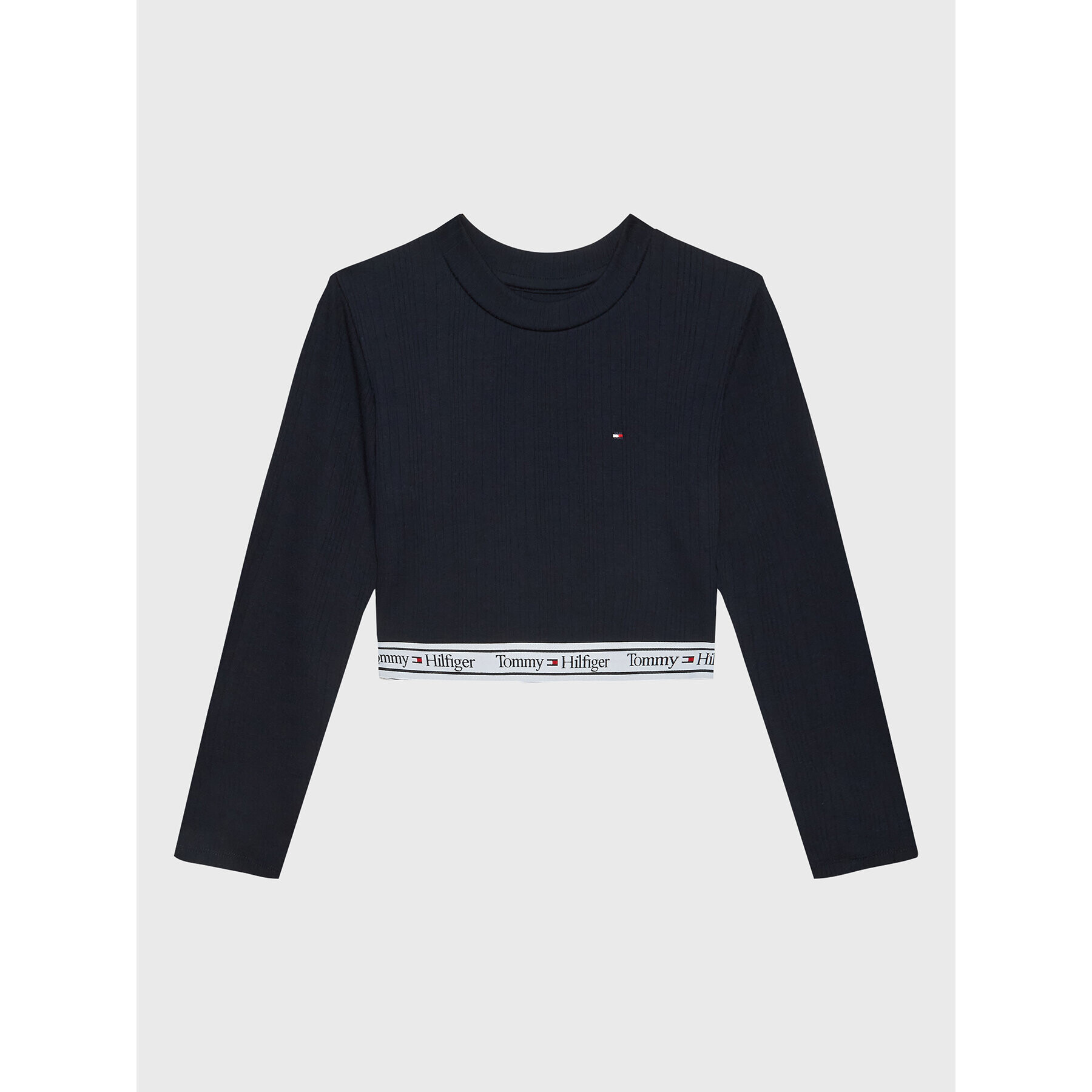 Tommy Hilfiger Bluză KG0KG07134 D Bleumarin Regular Fit - Pled.ro