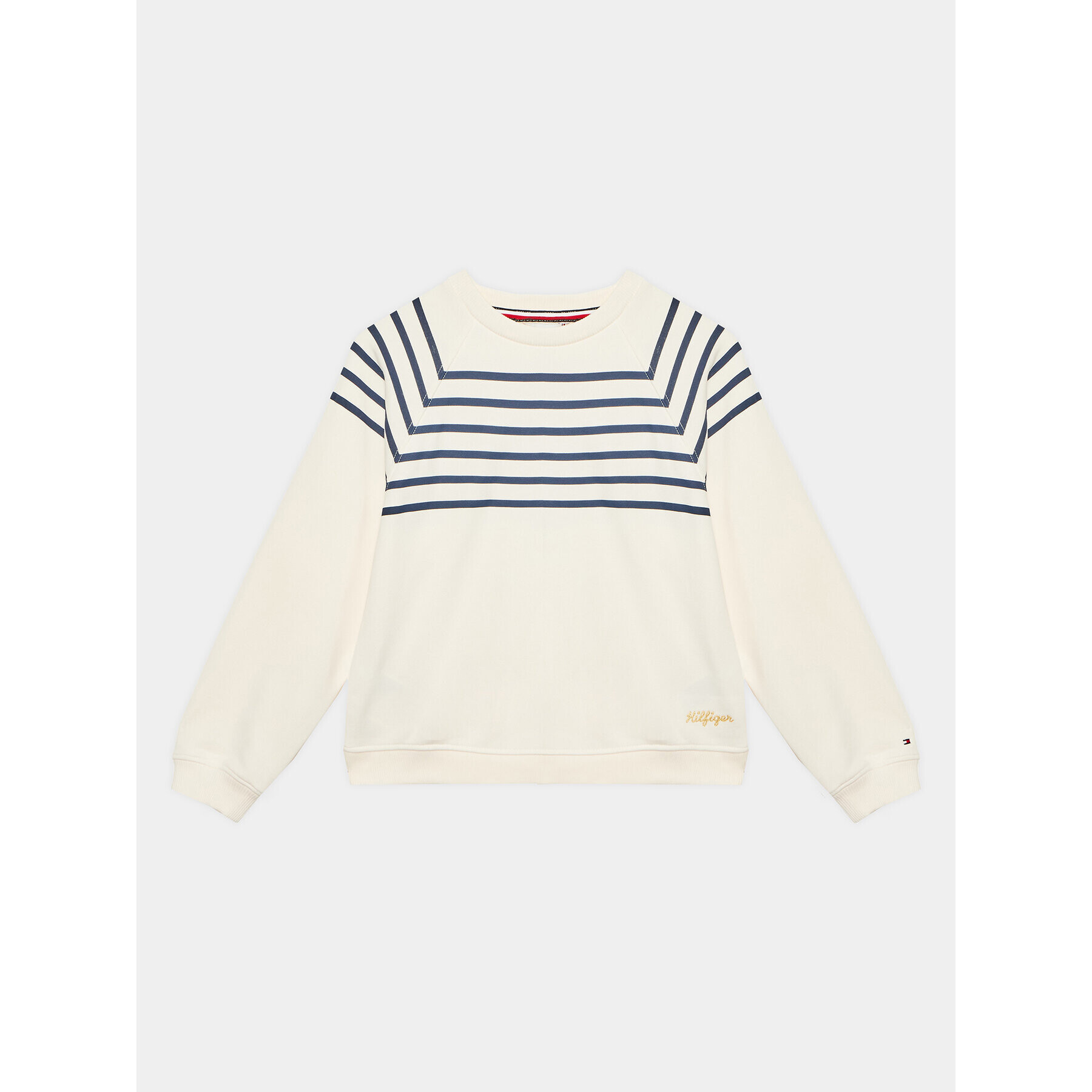 Tommy Hilfiger Bluză KG0KG07296 D Écru Regular Fit - Pled.ro