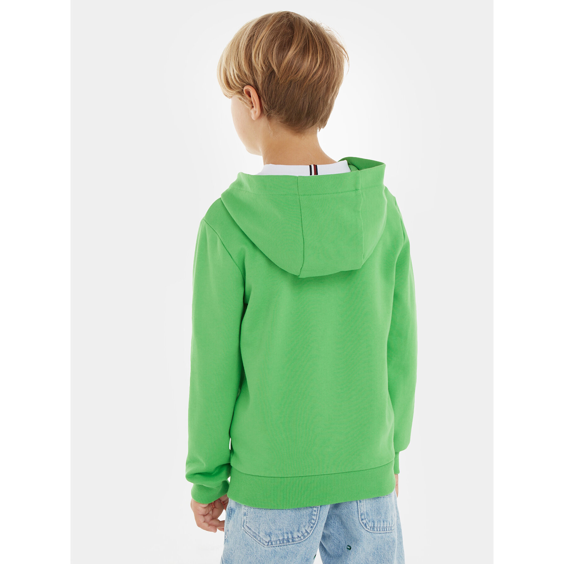 Tommy Hilfiger Bluză KS0KS00421 M Verde Regular Fit - Pled.ro