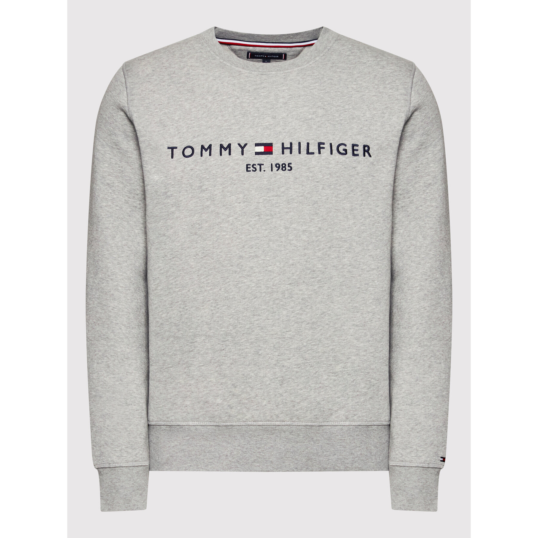 Tommy Hilfiger Bluză Logo MW0MW11596 Gri Regular Fit - Pled.ro