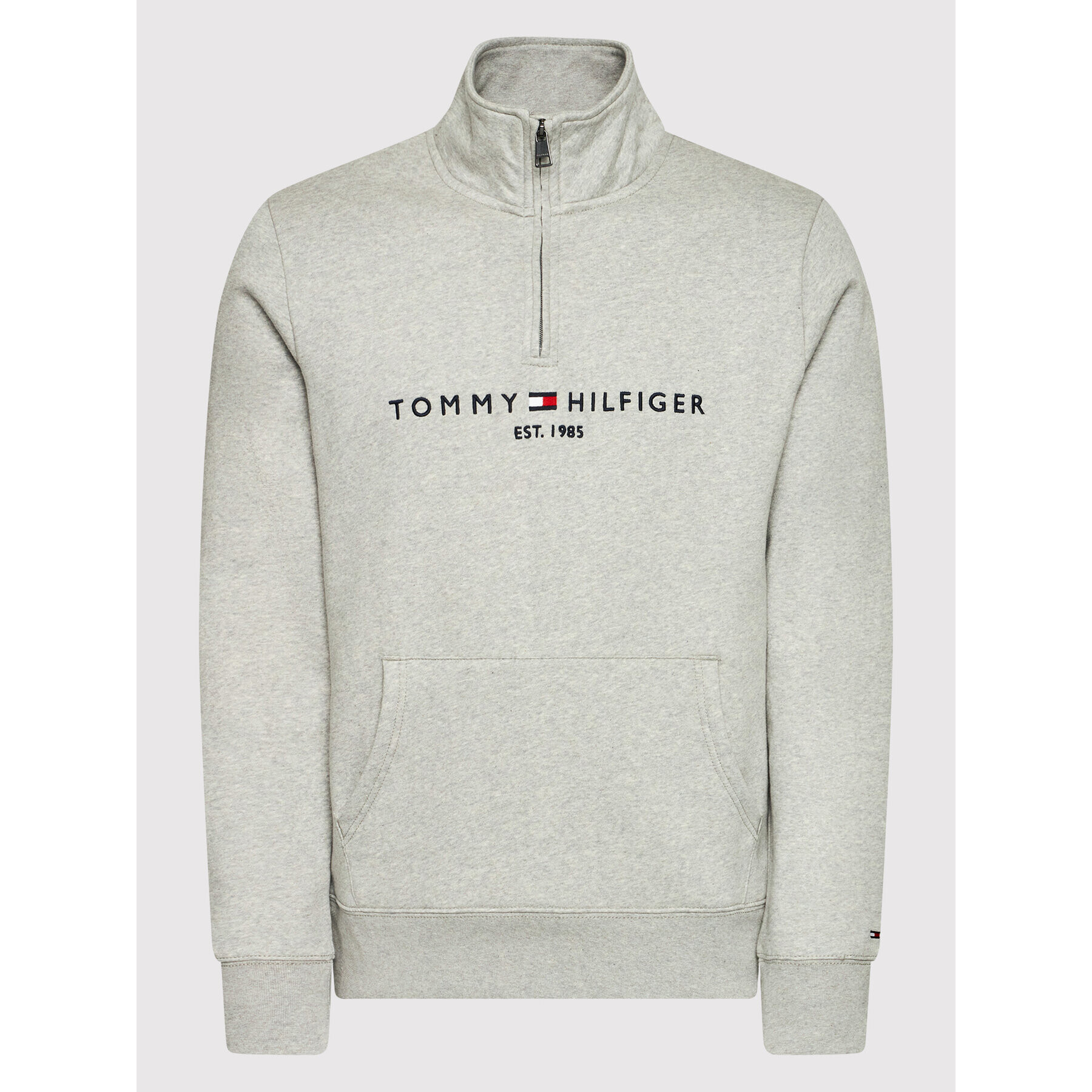 Tommy Hilfiger Bluză Logo MW0MW20954 Gri Regular Fit - Pled.ro