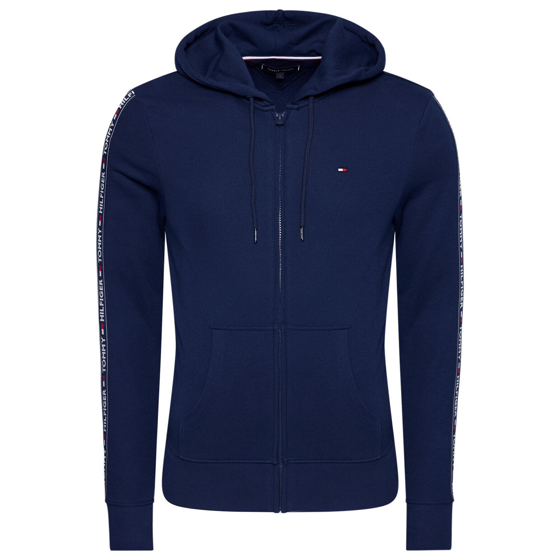 Tommy Hilfiger Bluză Logo UM0UM00708 Bleumarin Regular Fit - Pled.ro