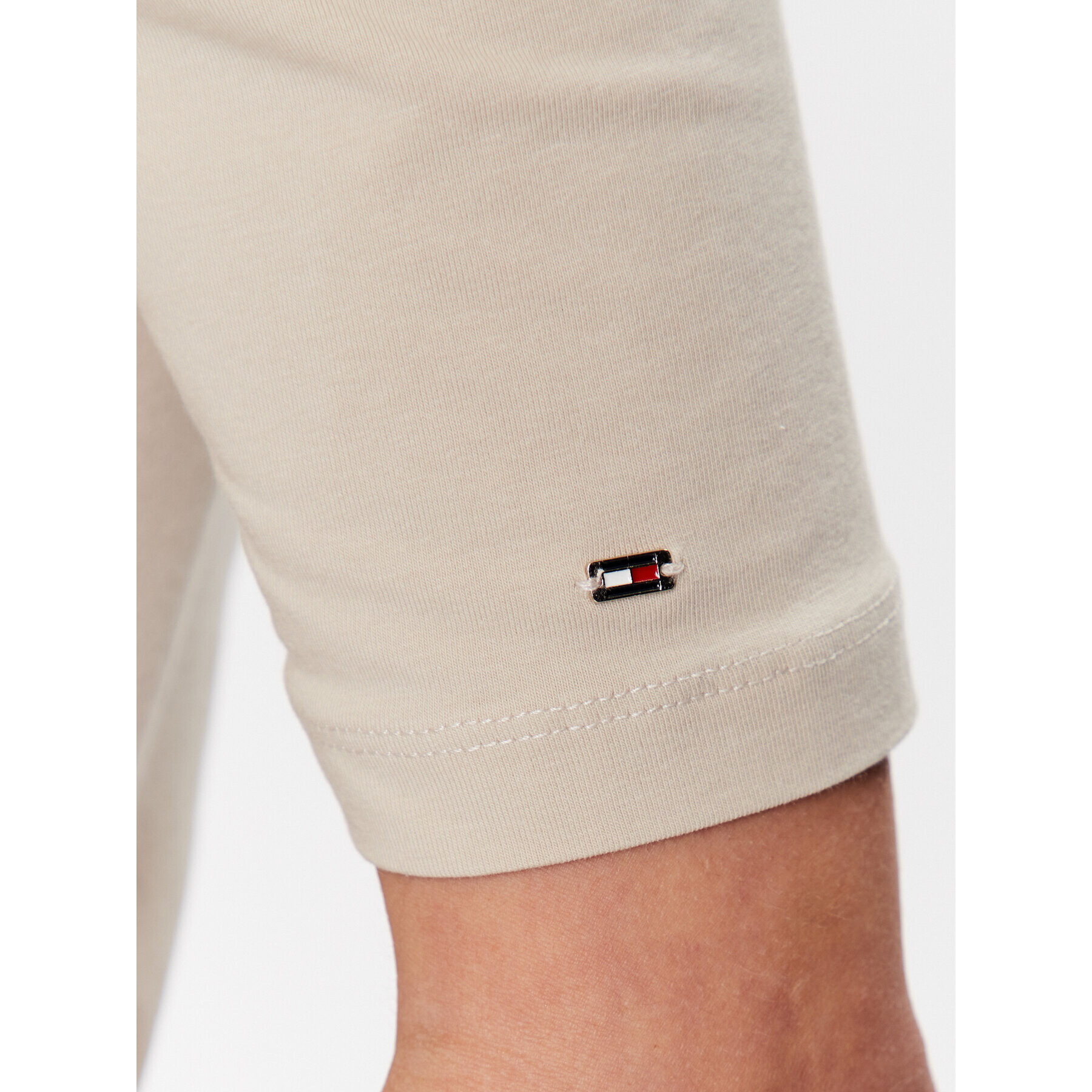 Tommy Hilfiger Bluză Modern WW0WW37859 Bej Slim Fit - Pled.ro