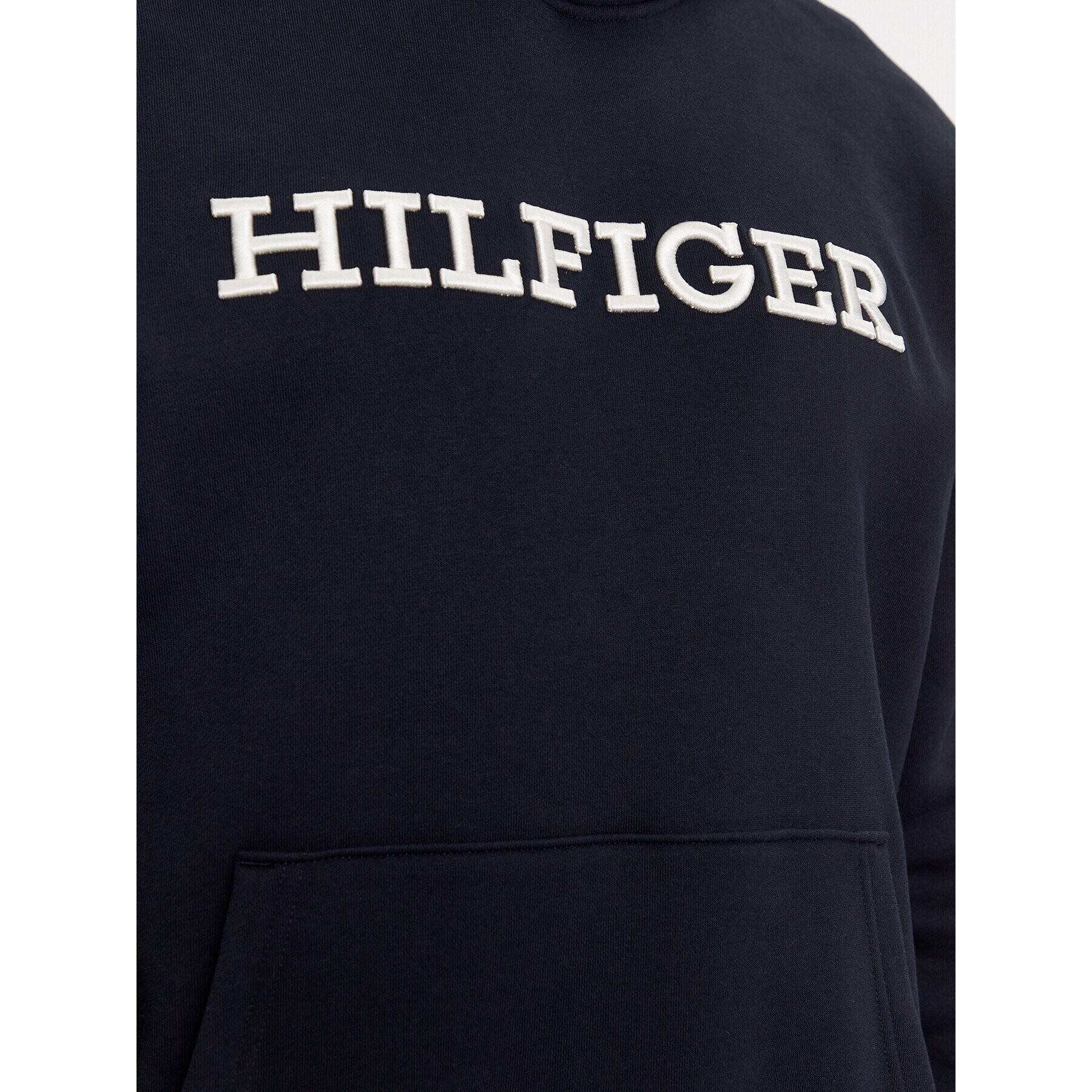 Tommy Hilfiger Bluză Monotype Embro MW0MW33062 Bleumarin Regular Fit - Pled.ro