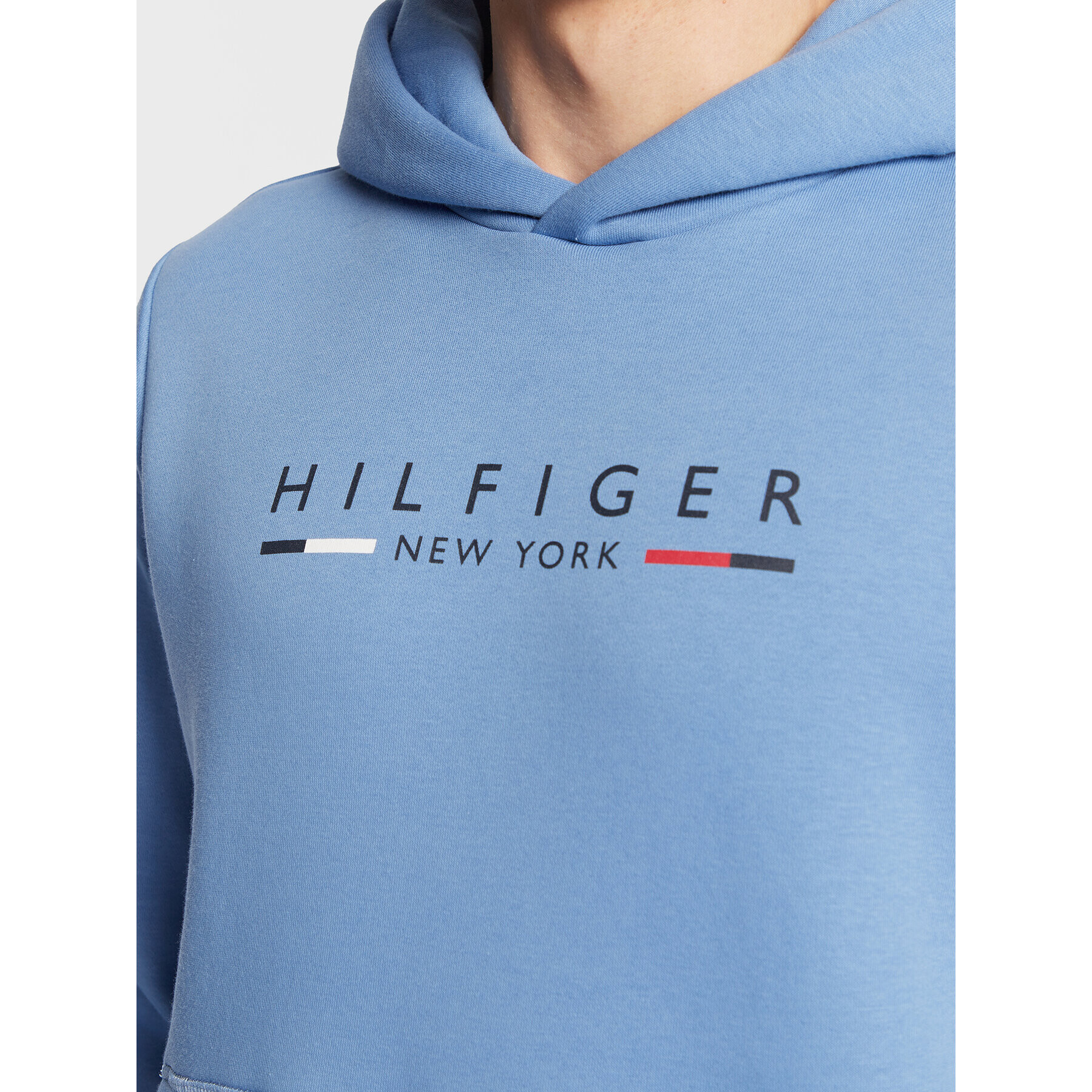 Tommy Hilfiger Bluză MW0MW29301 Albastru Regular Fit - Pled.ro