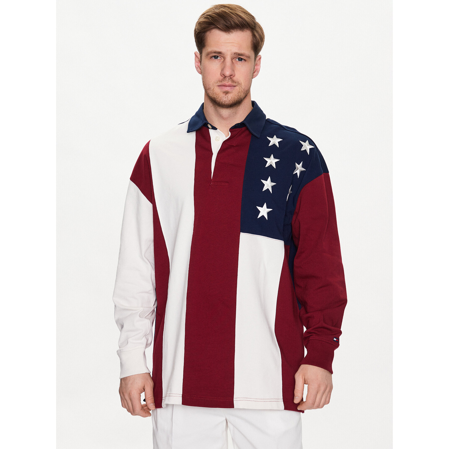 Tommy Hilfiger Bluză MW0MW31341 Colorat Relaxed Fit - Pled.ro